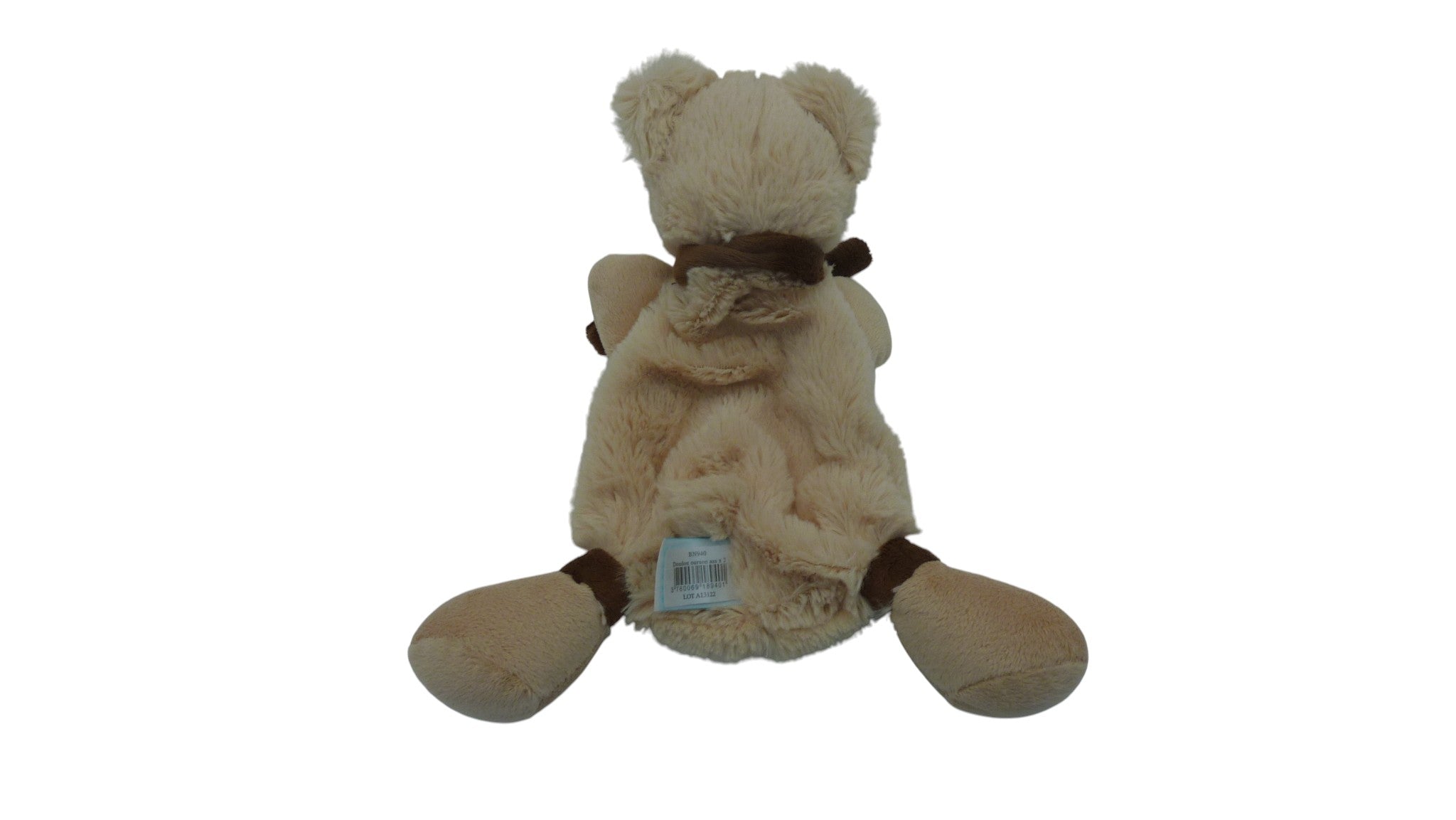 Doudou ours plat - Ourson Naturel - BN940 Baby'Nat