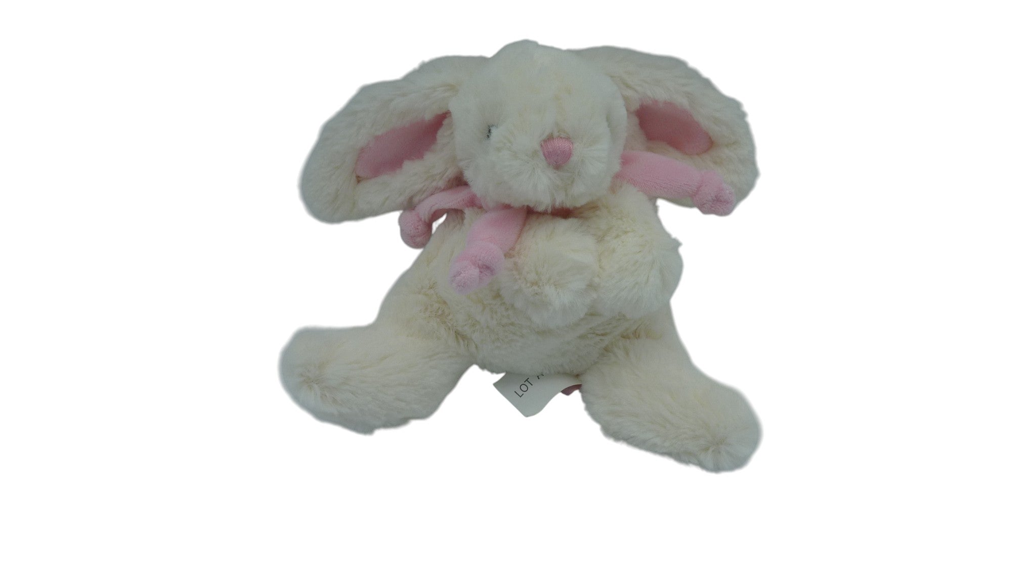 Peluche lapin rose écru - Bonbon - Doudou et Compagnie - 20 cm
