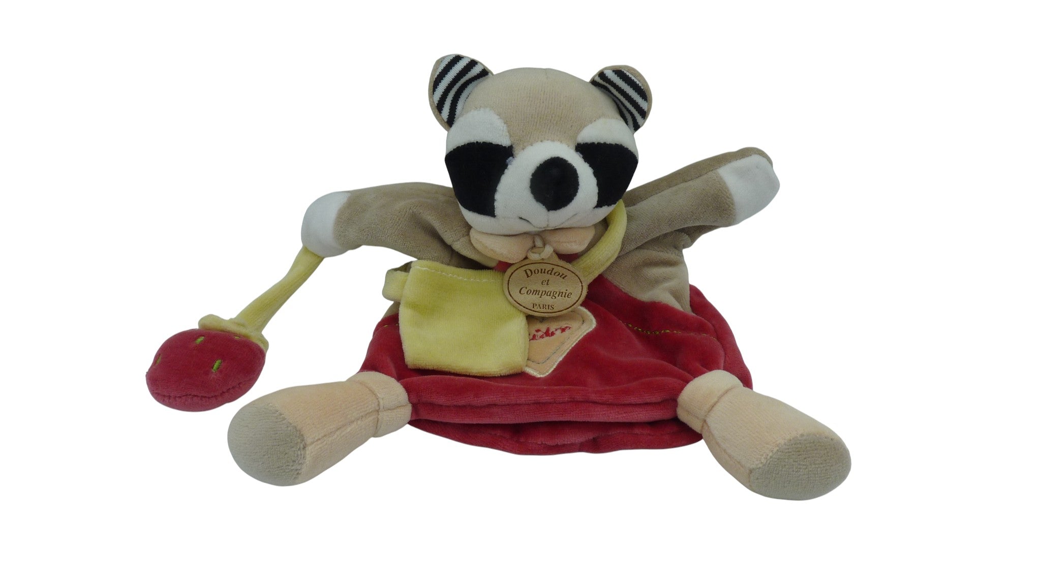 Doudou marionnette raton laveur - DC1566 Doudou et Compagnie