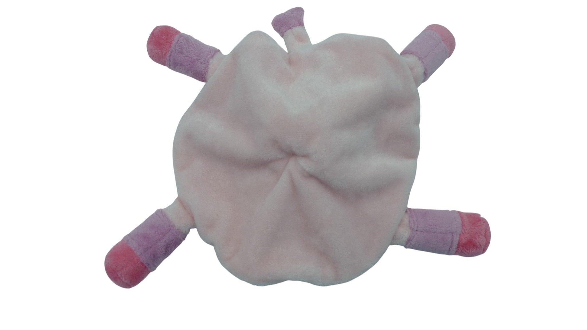 Doudou cheval plat rose violet - Kimbaloo