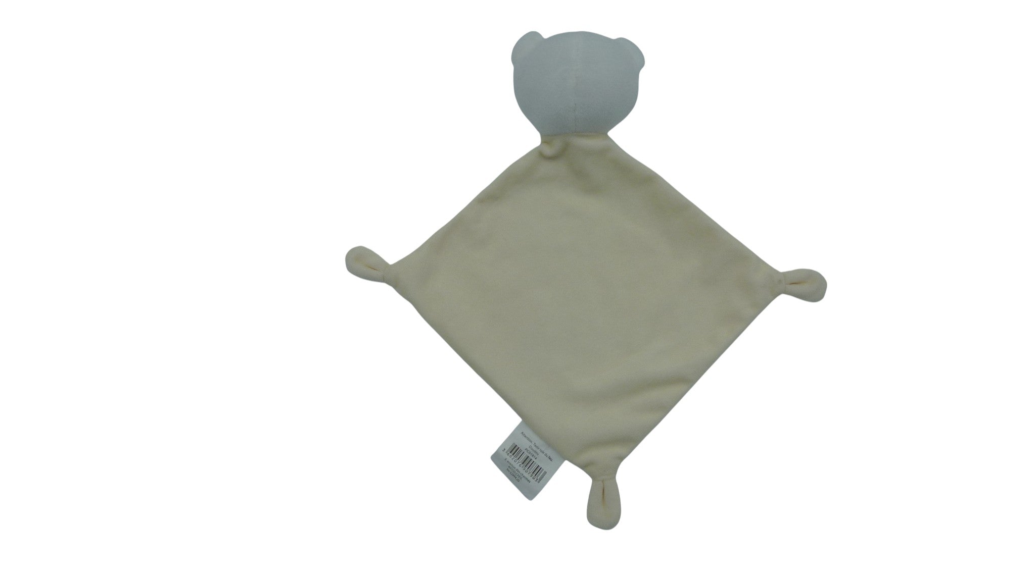 Doudou ours plat jaune - Mes Petits Cailloux