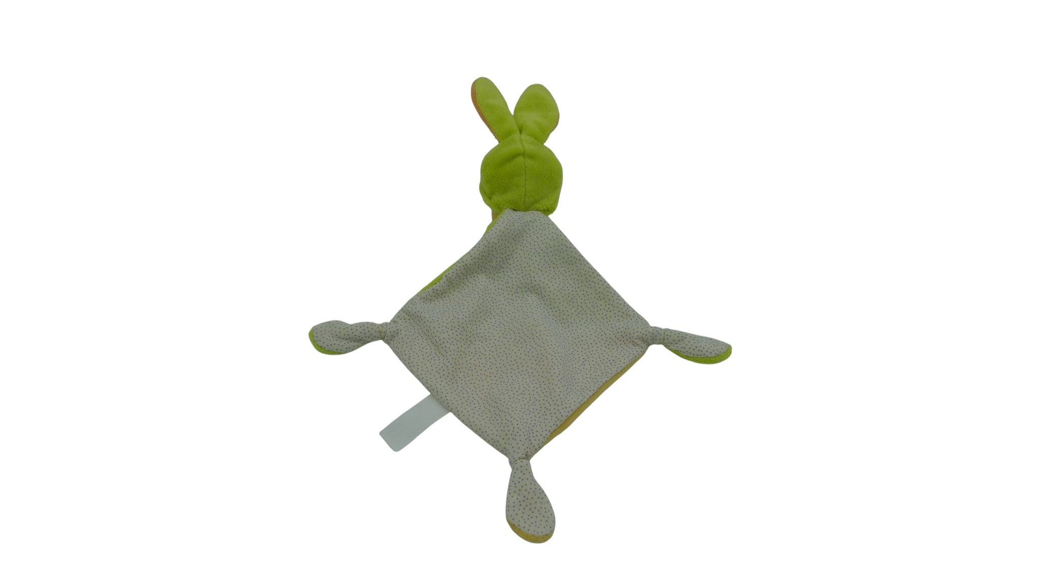 Doudou Tigrou plat déguisé en lapin vert - Disney