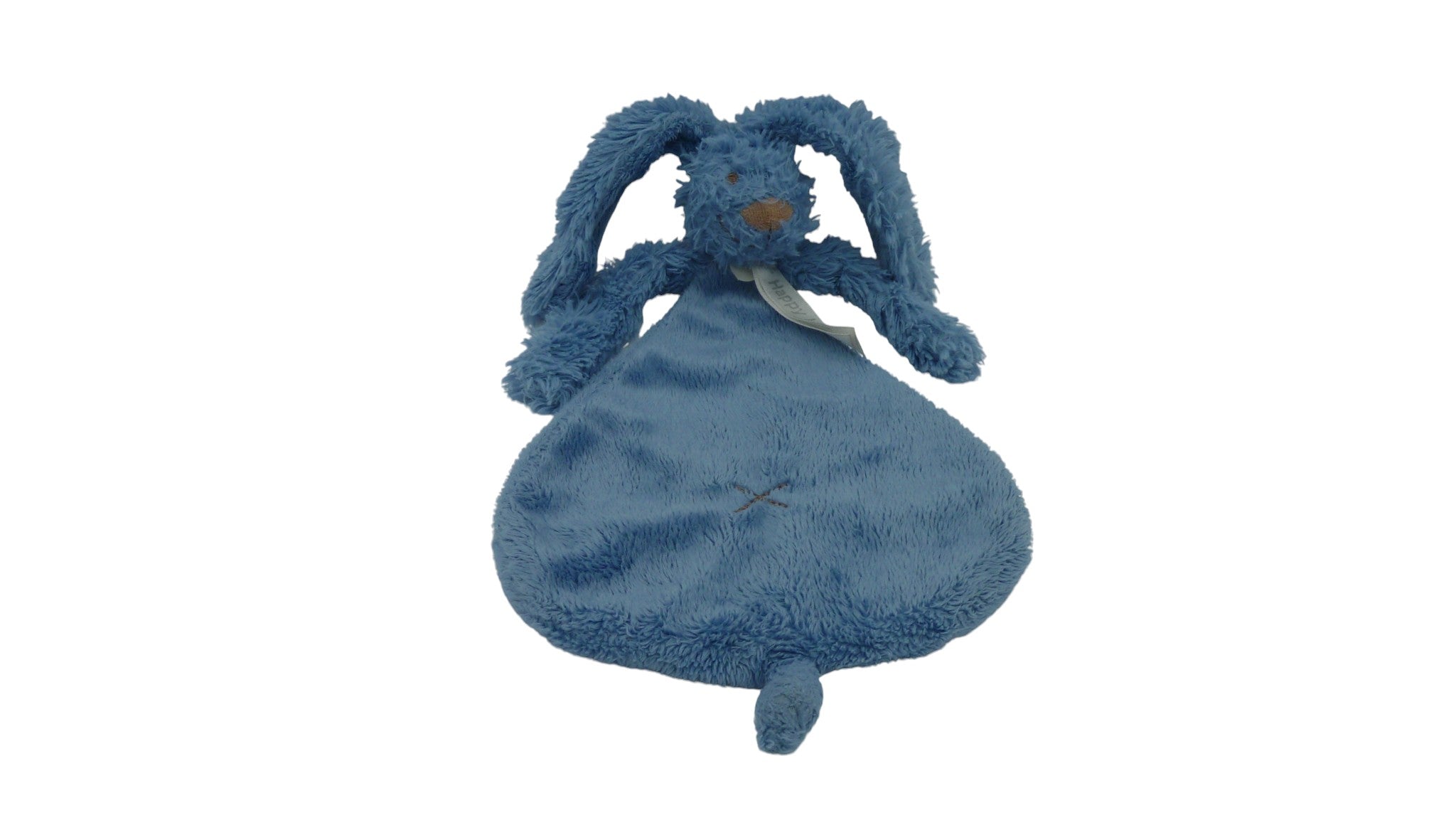 Doudou lapin Richie plat bleu - Happy Horse
