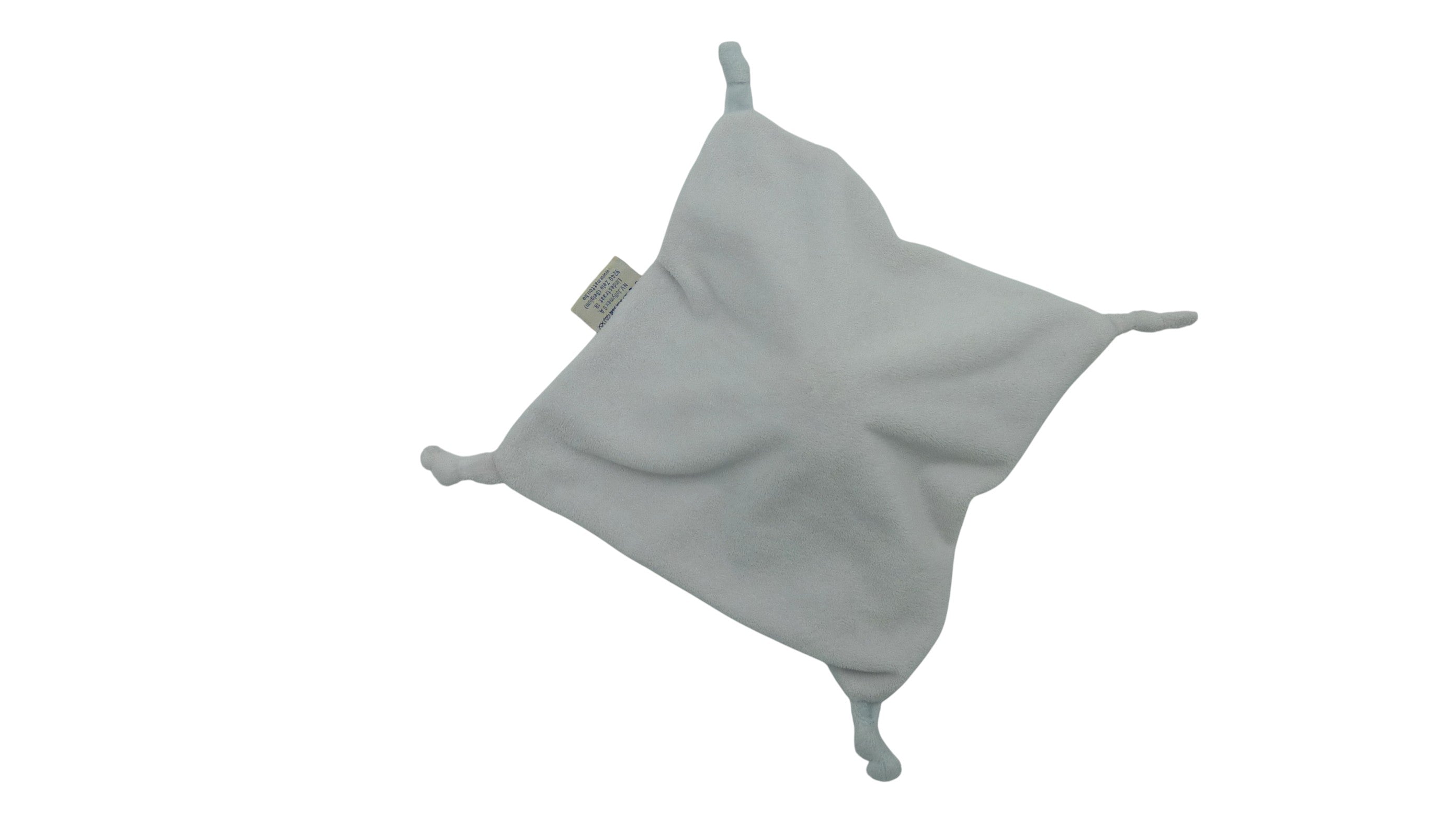 Doudou ours plat bleu blanc - Nattou