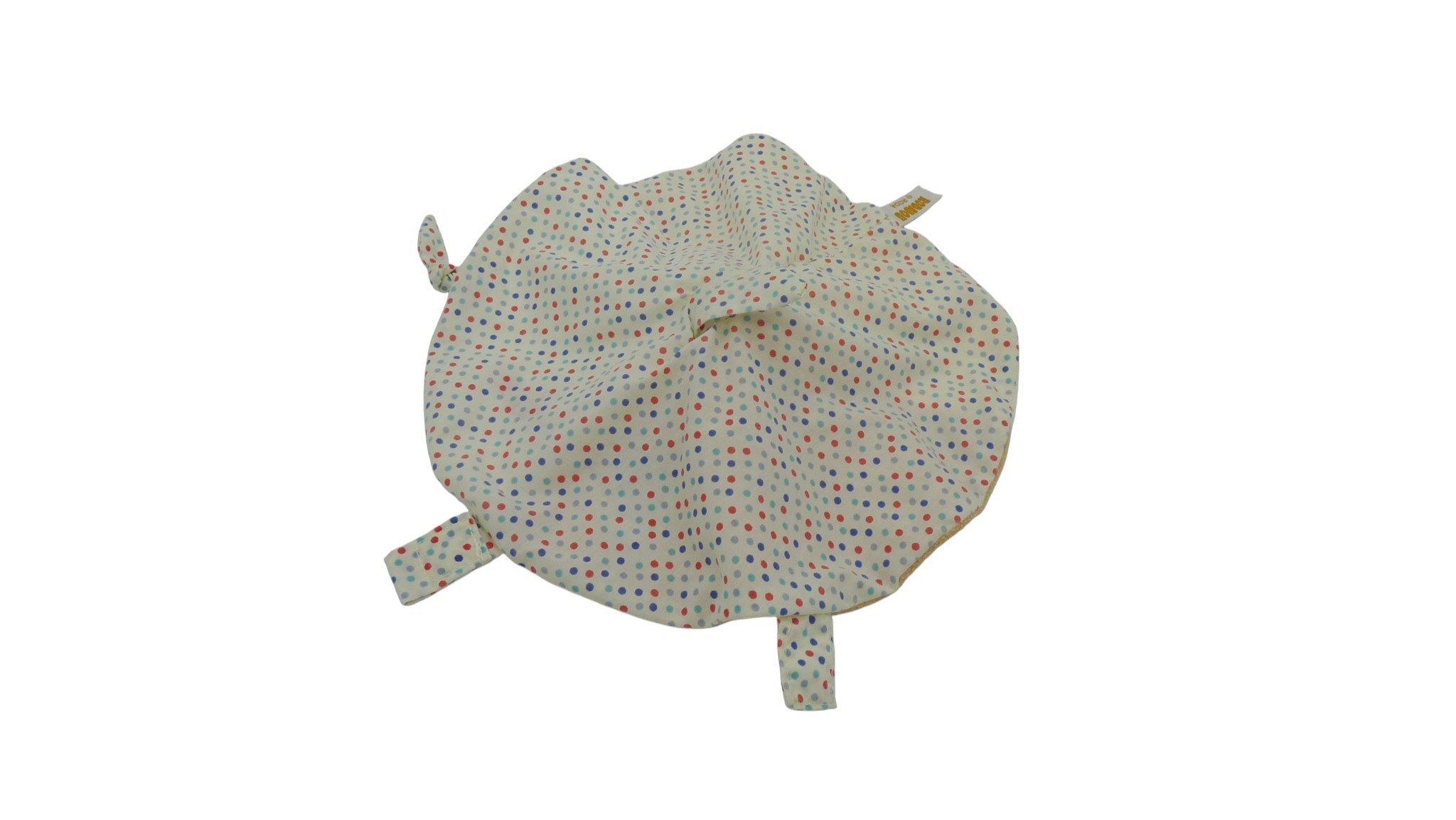 Doudou cigogne plat marron beige - Roda