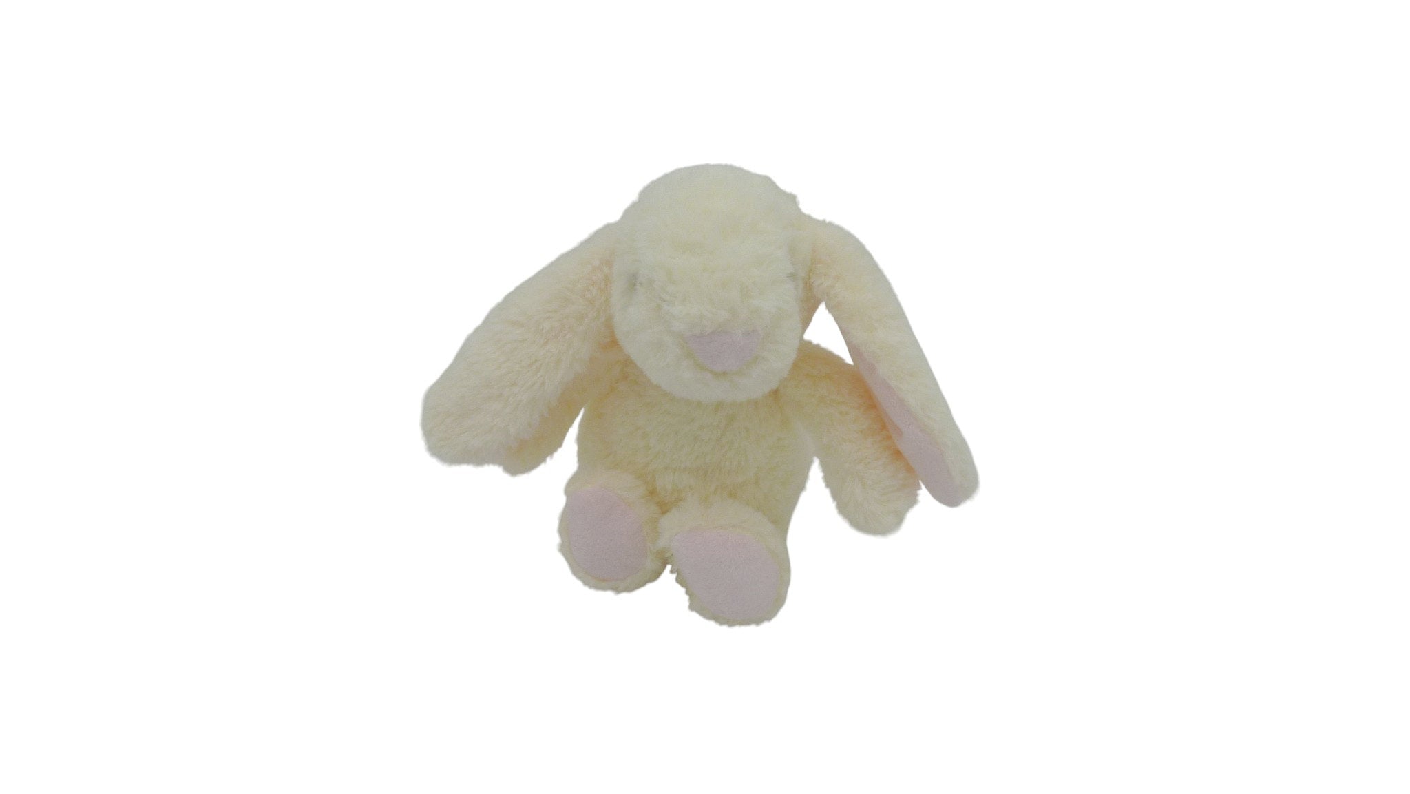 Peluche lapin crème rose - ZD Trading - 28 cm