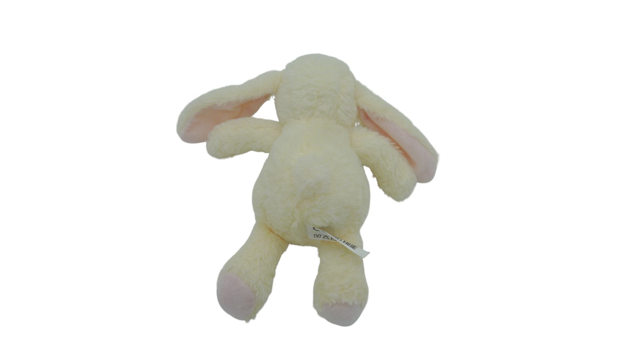 Peluche lapin crème rose - ZD Trading - 28 cm