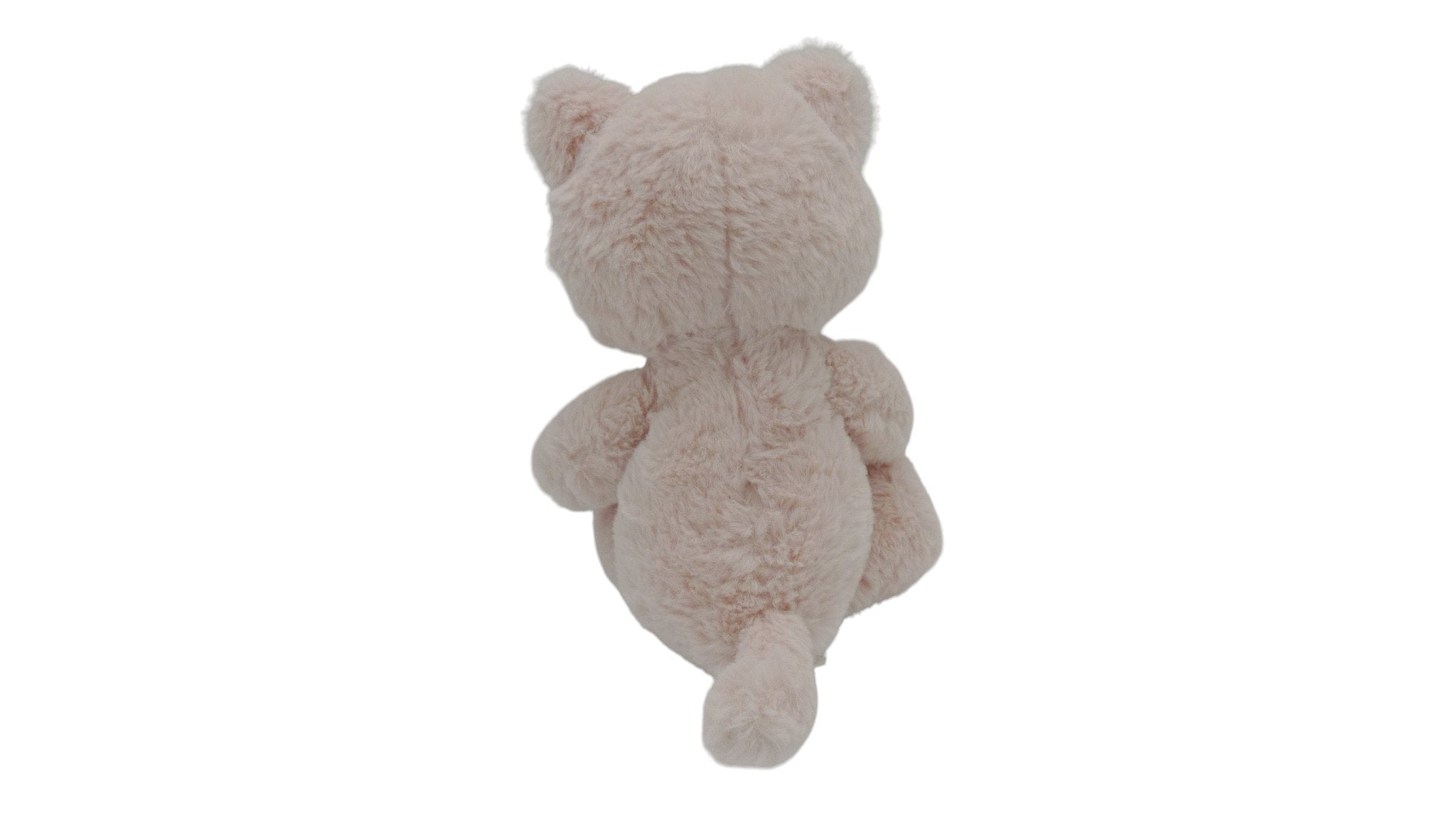 Peluche chat rose blanc Atmosphera - 32 cm