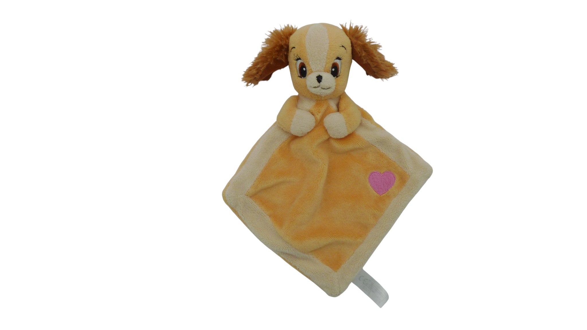 Doudou chien plat Lady - La Belle et le Clochard - Disney