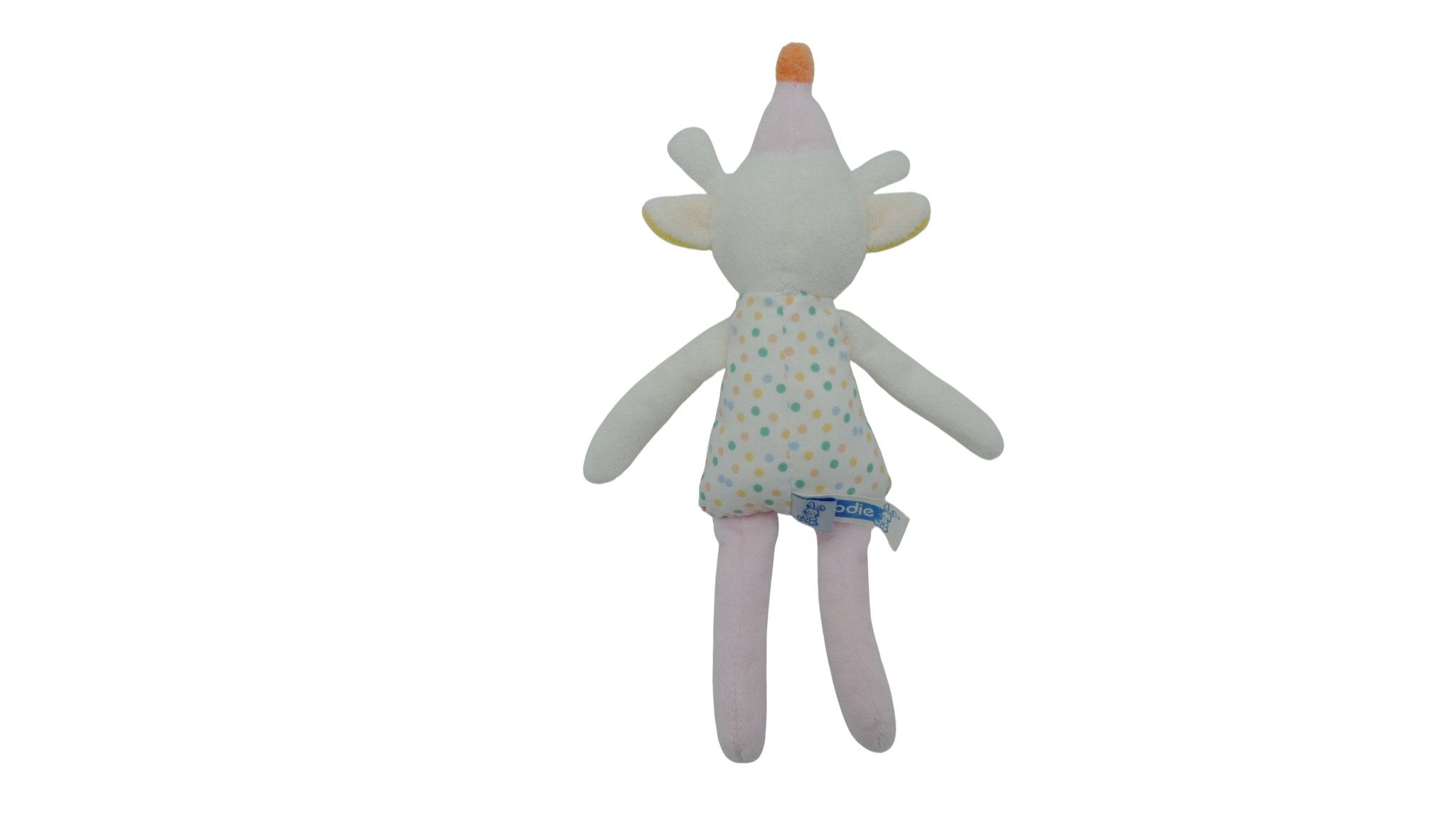 Peluche vache multicolore - Dodie - 29 cm