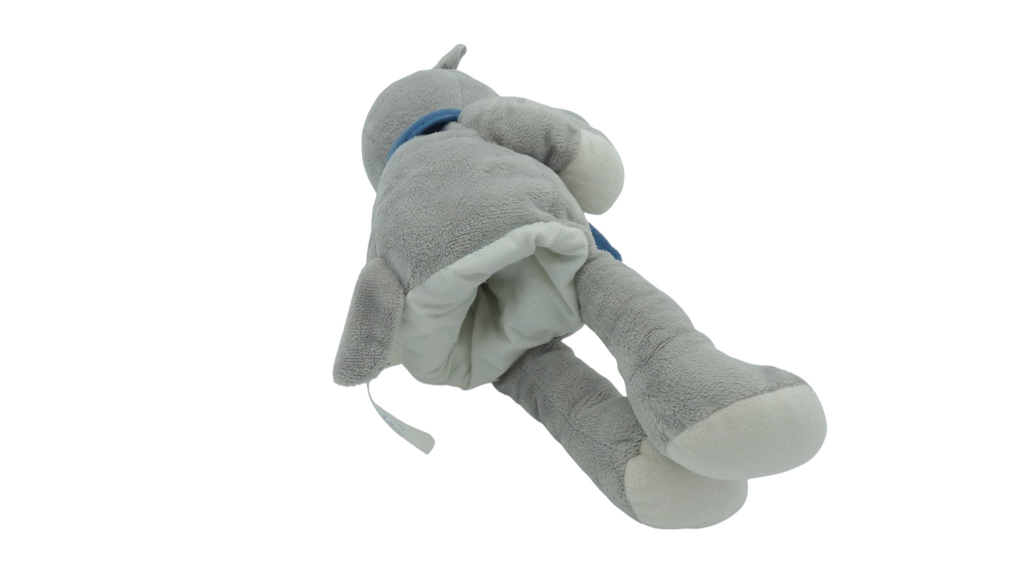 Peluche hippopotame marionnette grise - Bambia - 38 cm
