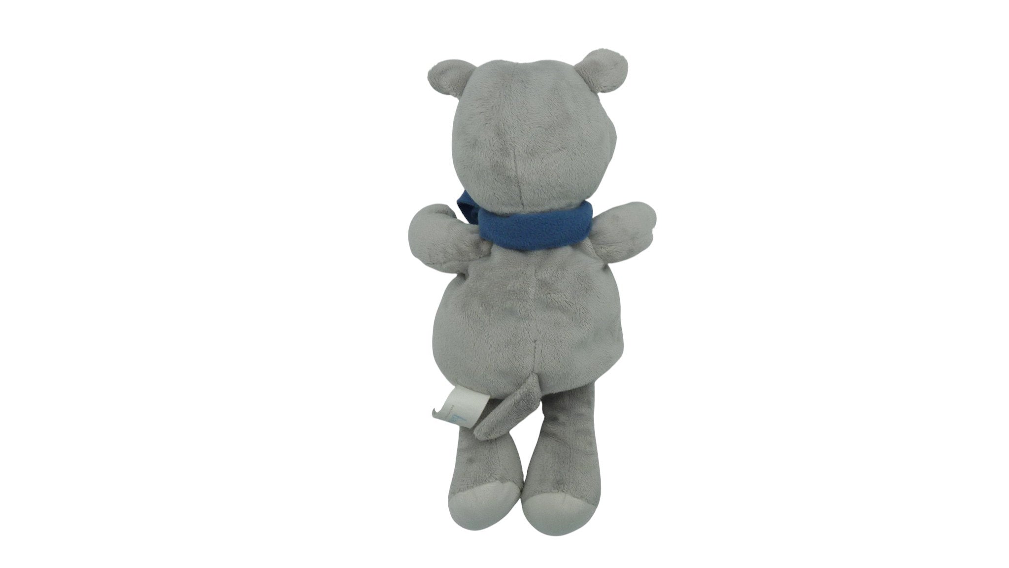 Peluche hippopotame marionnette grise - Bambia - 38 cm