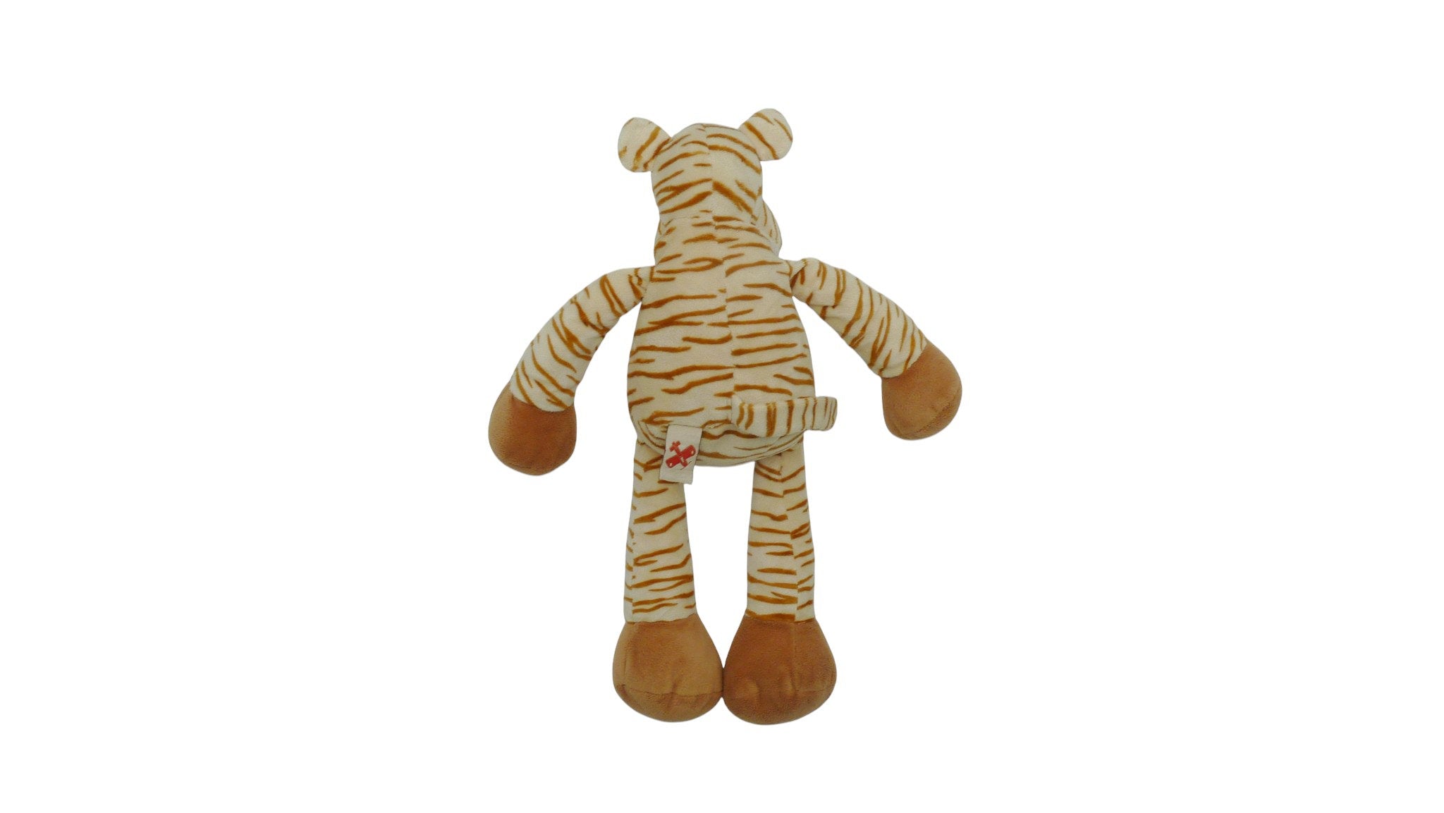 Peluche tigre marron blanc - Nicotoy - 42 cm
