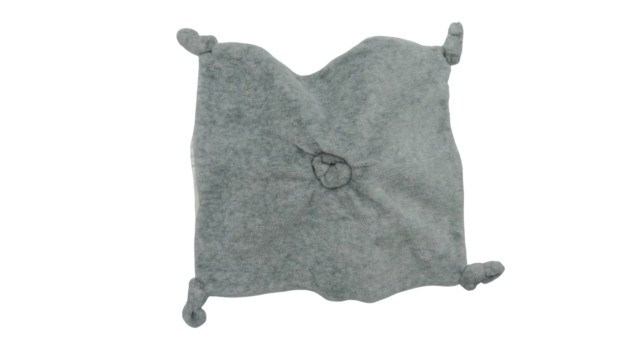 Doudou chat plat blanc gris - Brioche - La Halle
