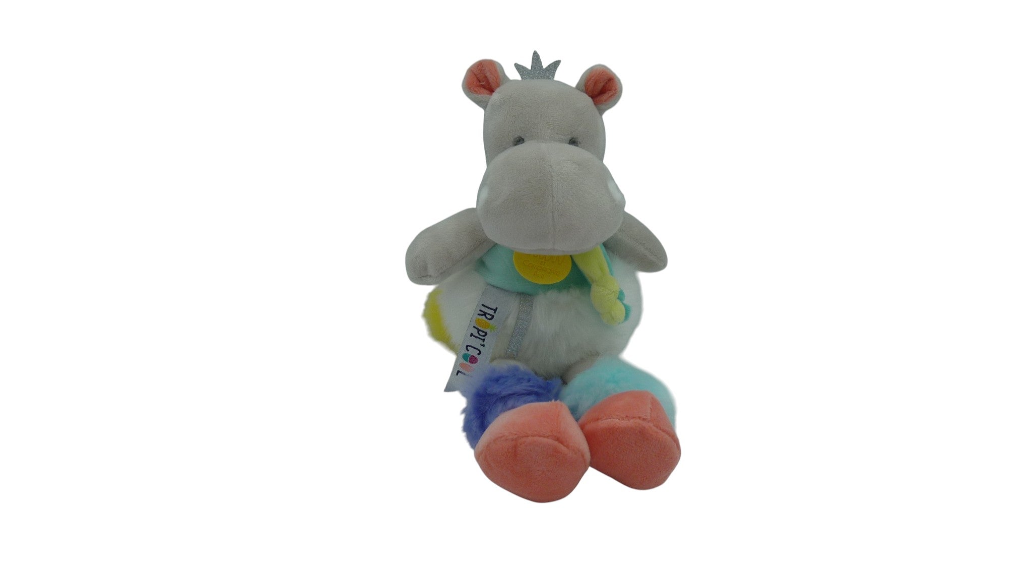 Peluche hippopotame - Tropi'COOL - DC3304 Doudou et Compagnie