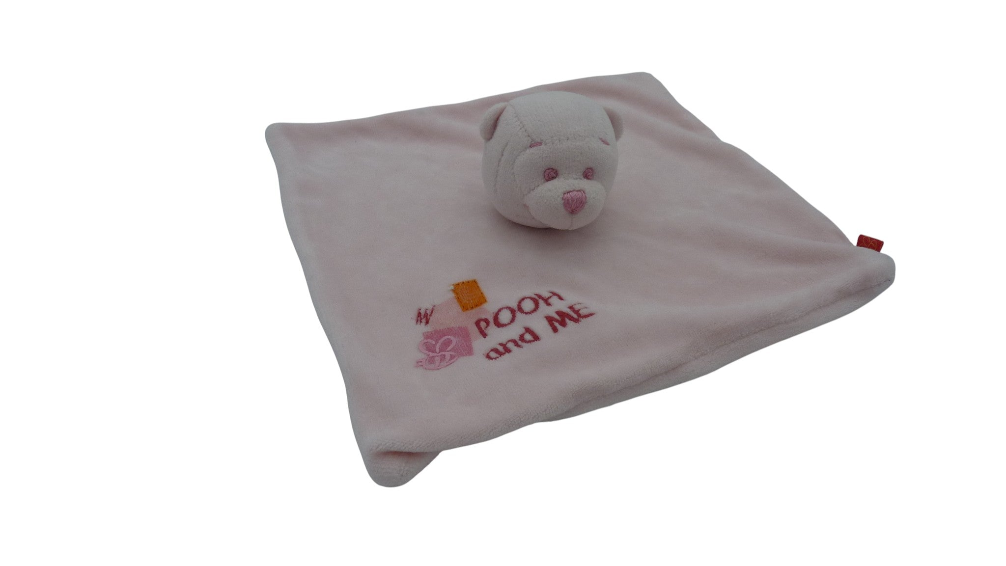 Doudou Winnie l'Ourson plat rose pâle - Disney
