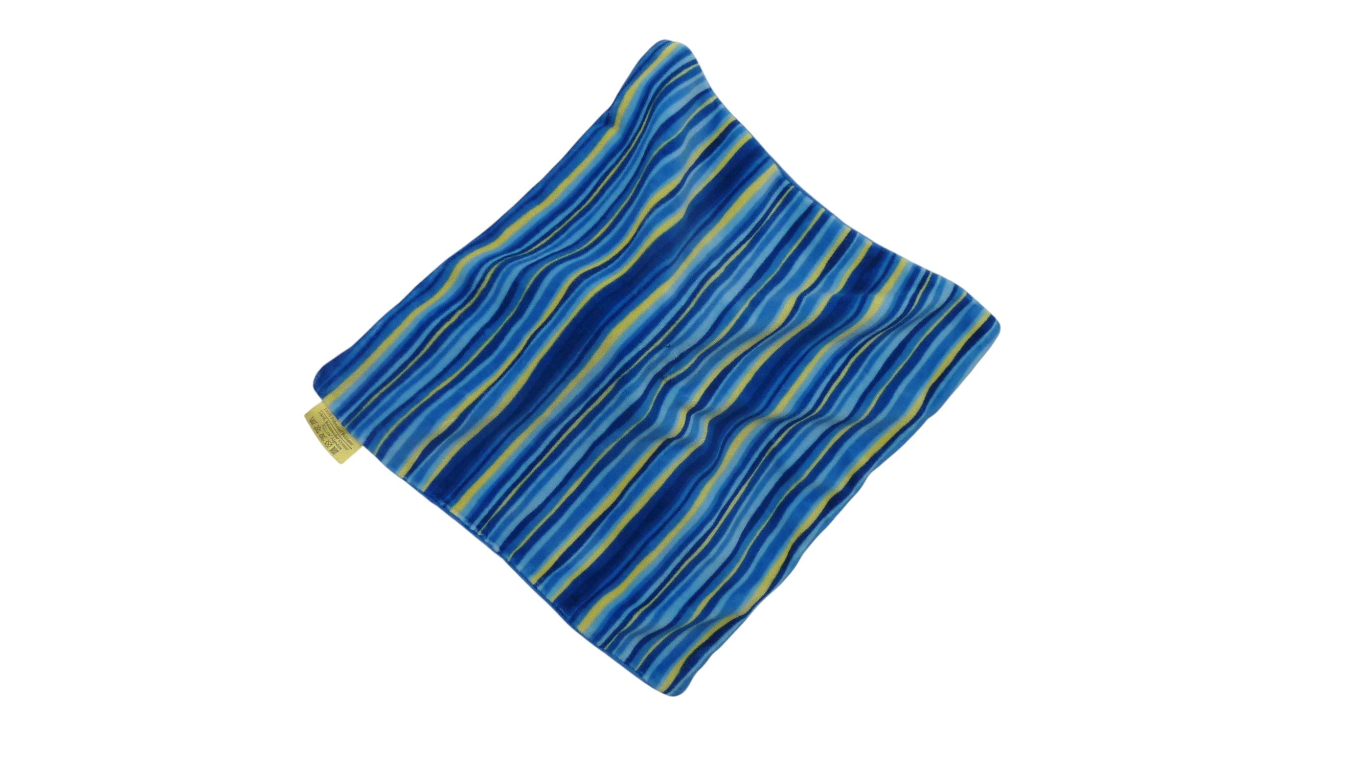 Doudou souris Diddl plat bleu