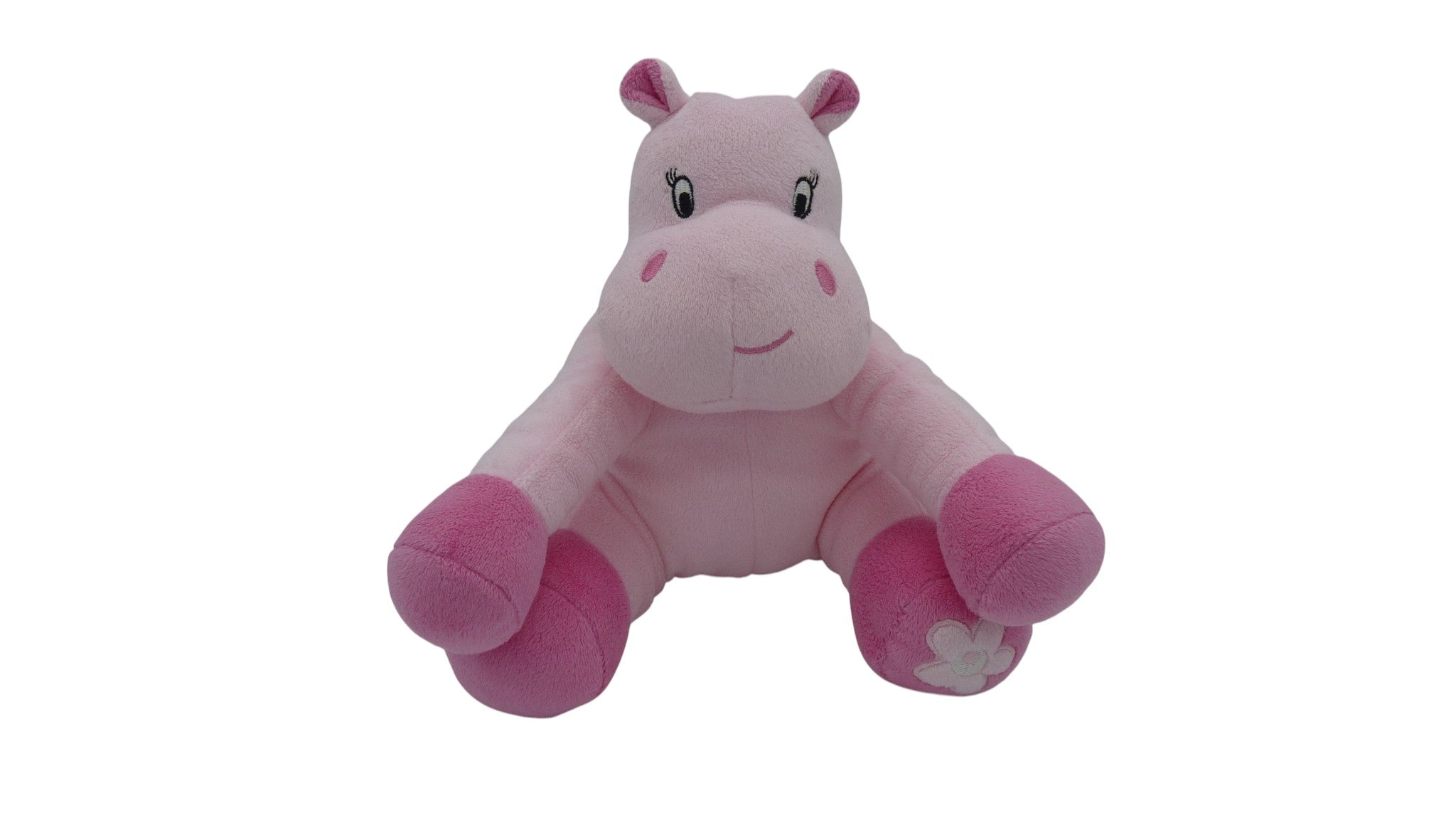 Peluche hippopotame rose - Arthur et Lola - 23 cm