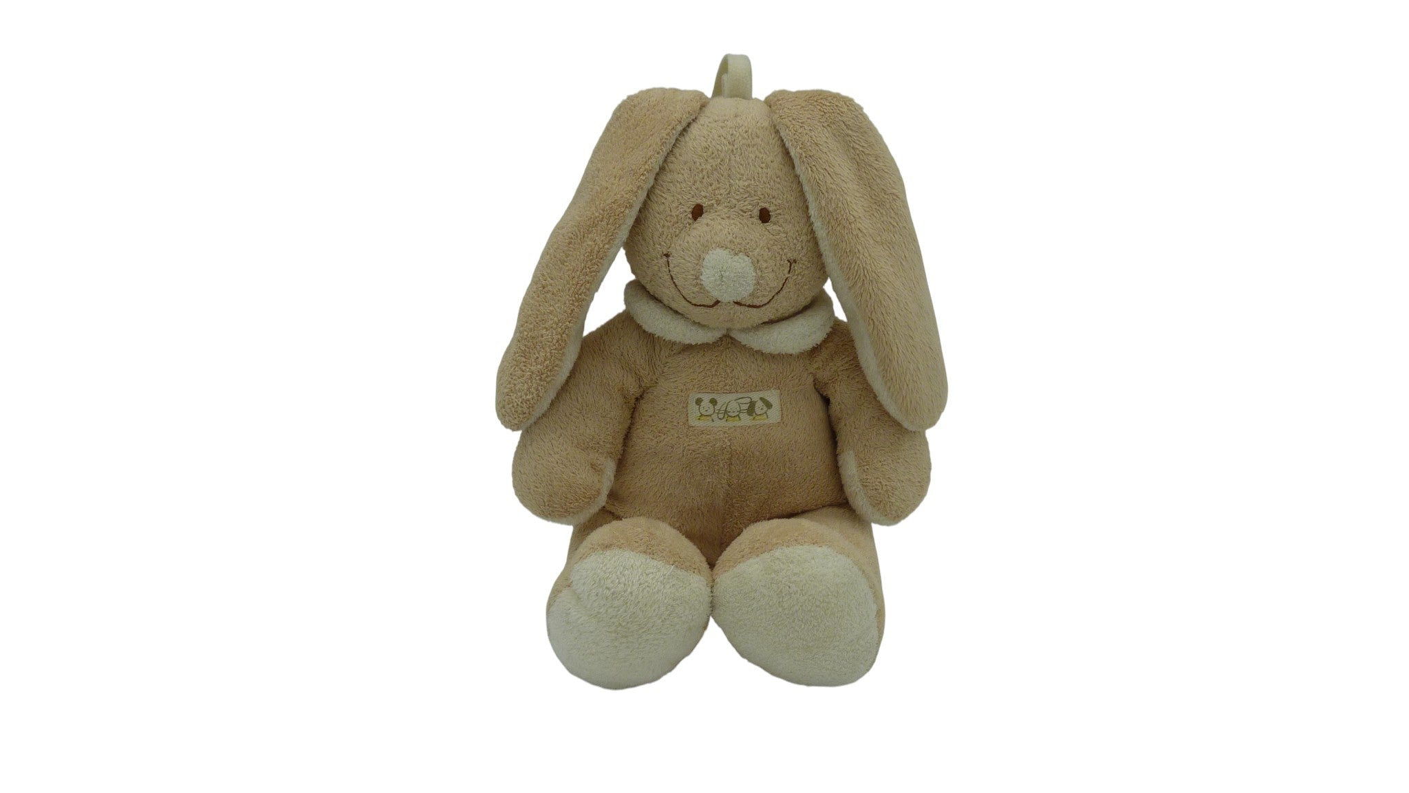 Peluche musicale lapin marron - Nicotoy
