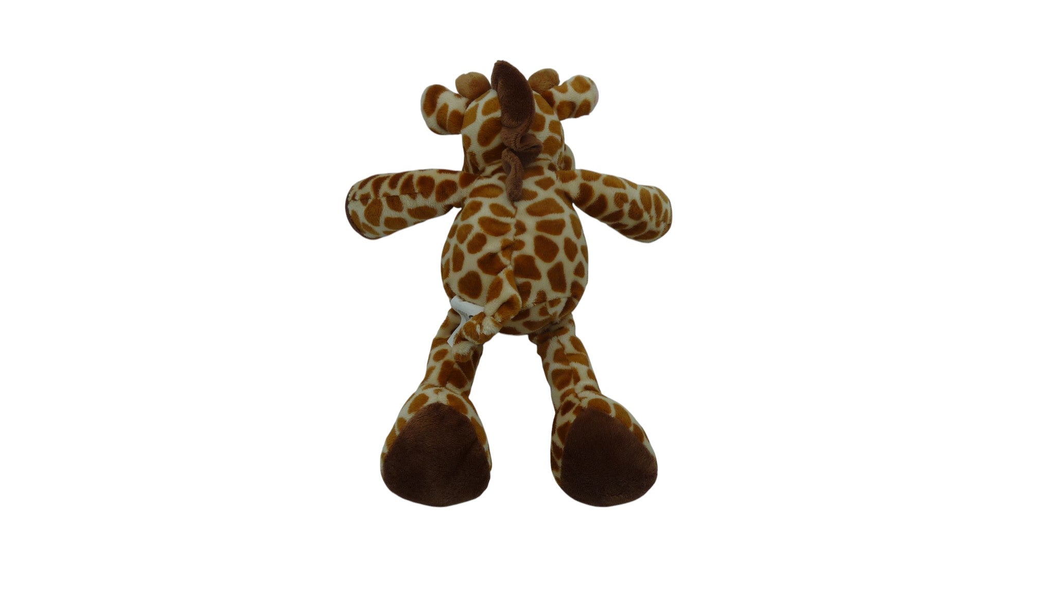 Peluche girafe marron crème - Nicotoy - 24 cm