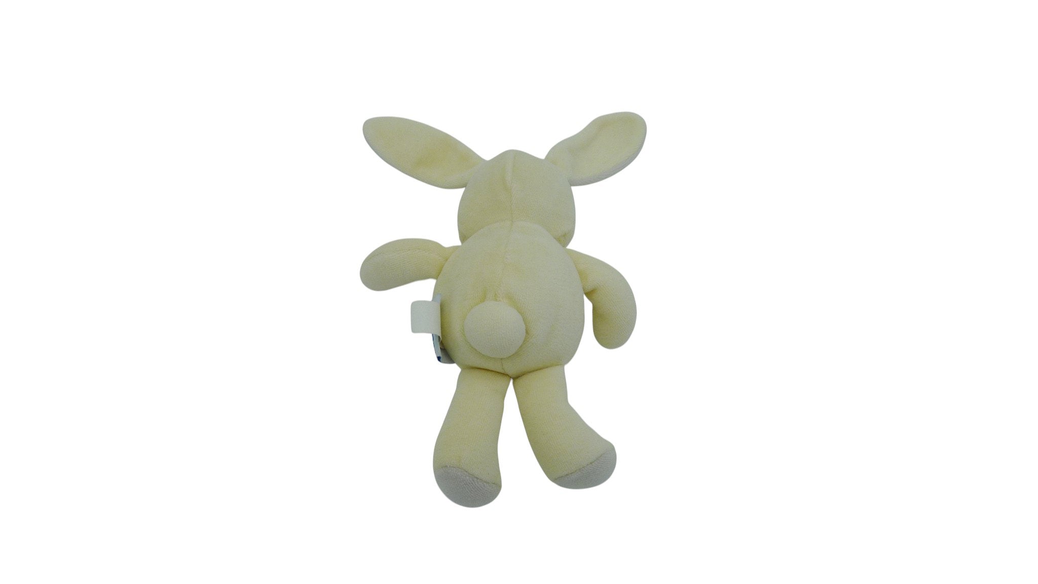 Peluche lapin jaune pâle - Pommette - 20 cm