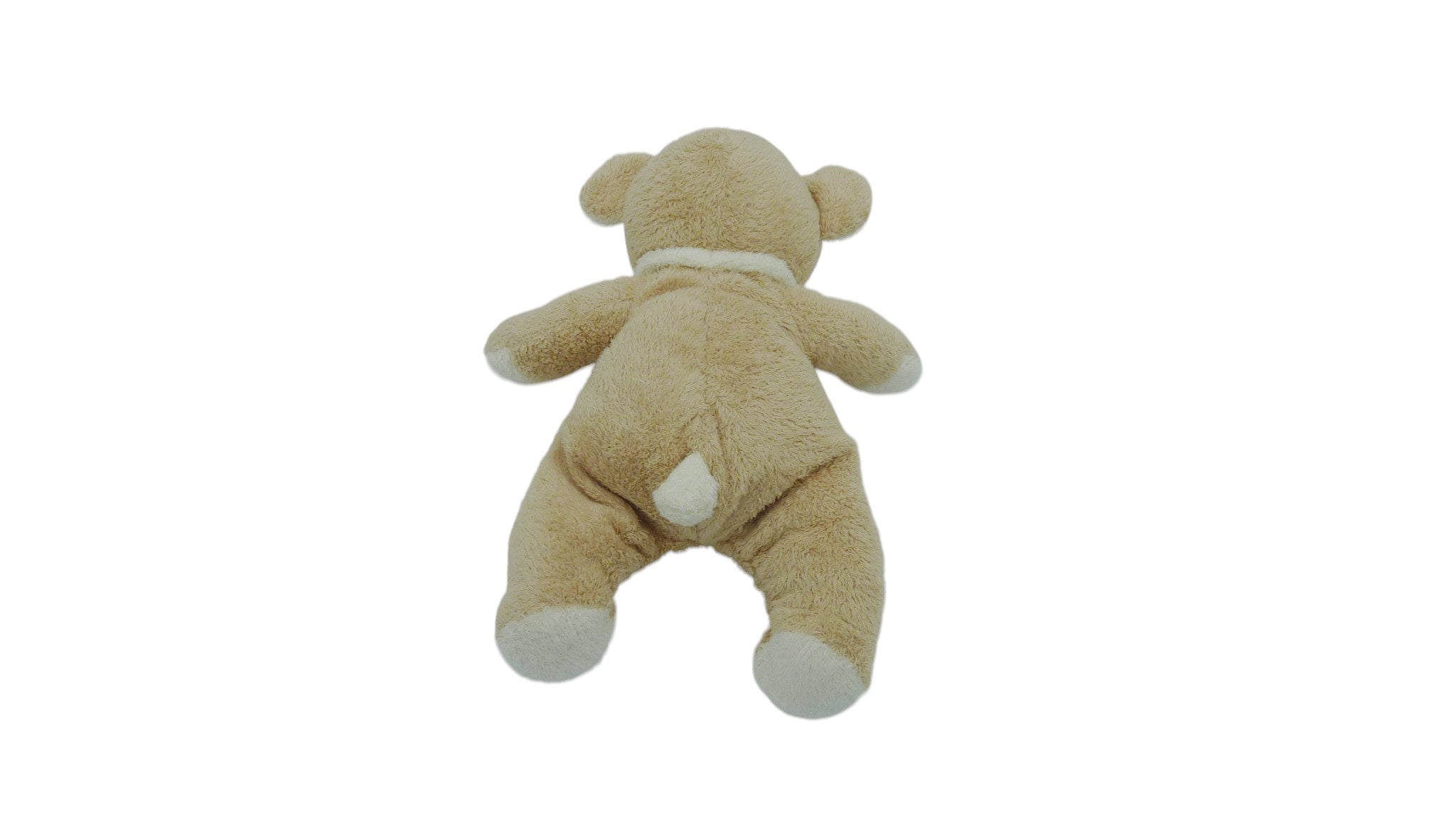 Peluche ours marron blanc - Nicotoy - 23 cm