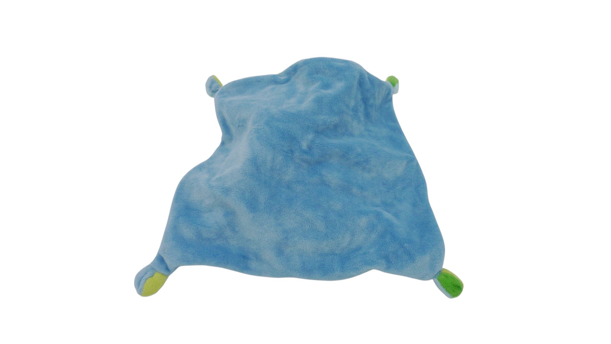 Doudou lutin plat bleu vert jaune - Nicotoy