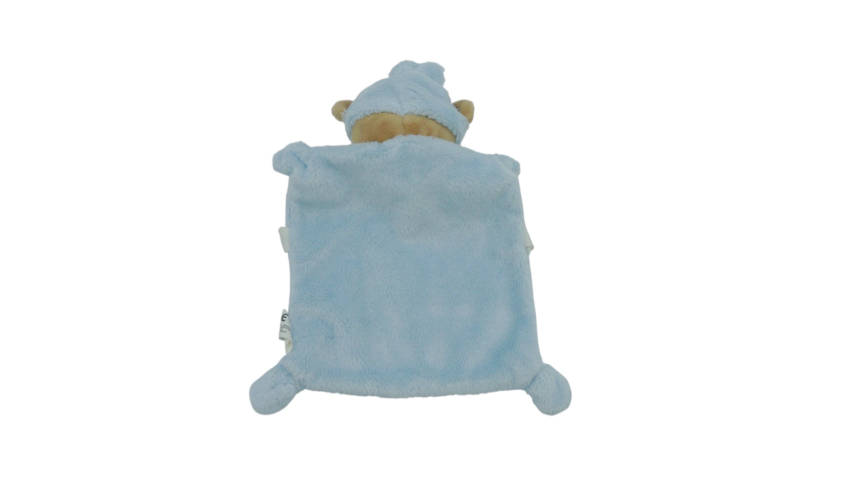Doudou ours plat bleu - Nicotoy Simba Dickie