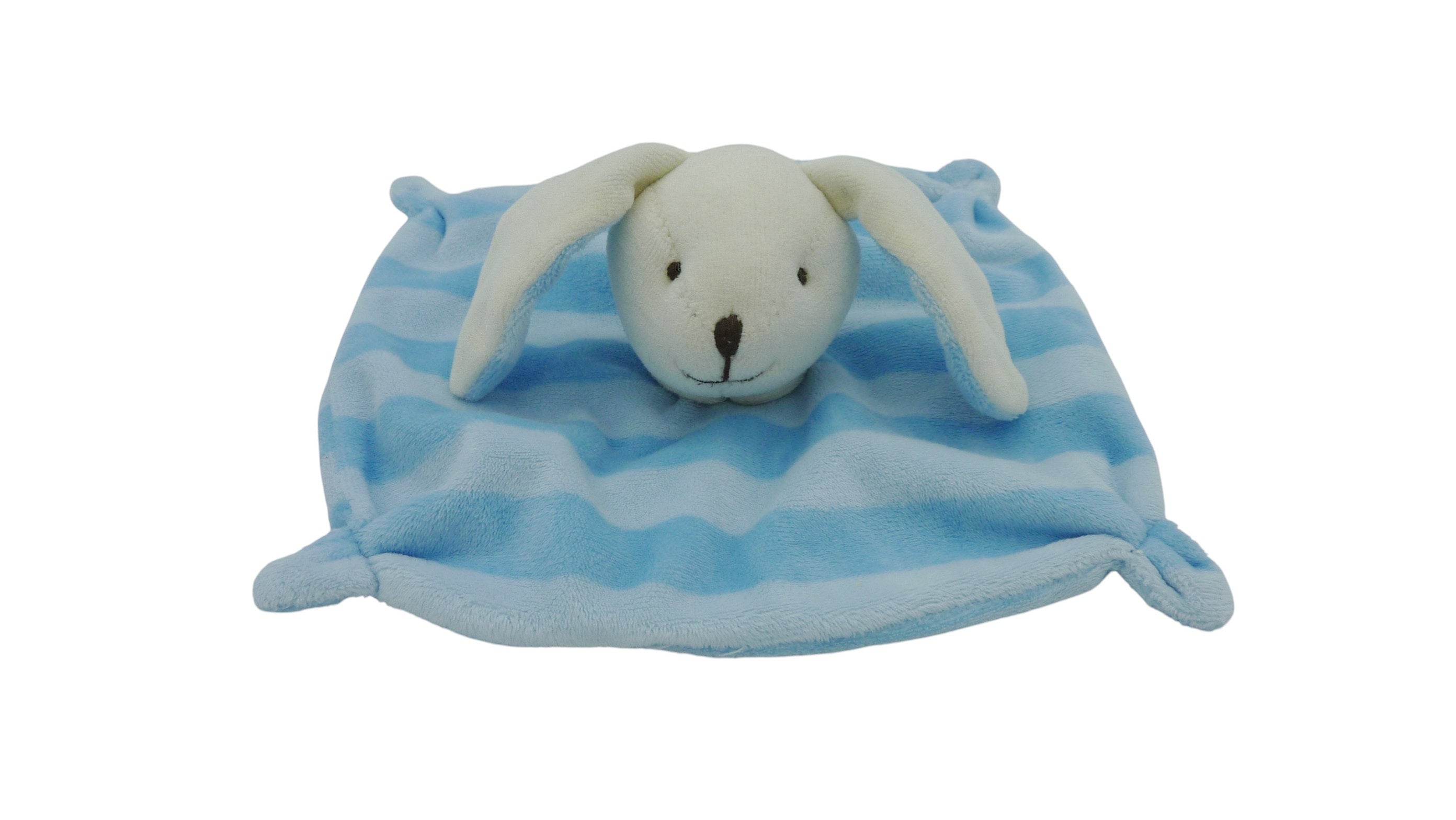 Doudou lapin plat bleu - CMP