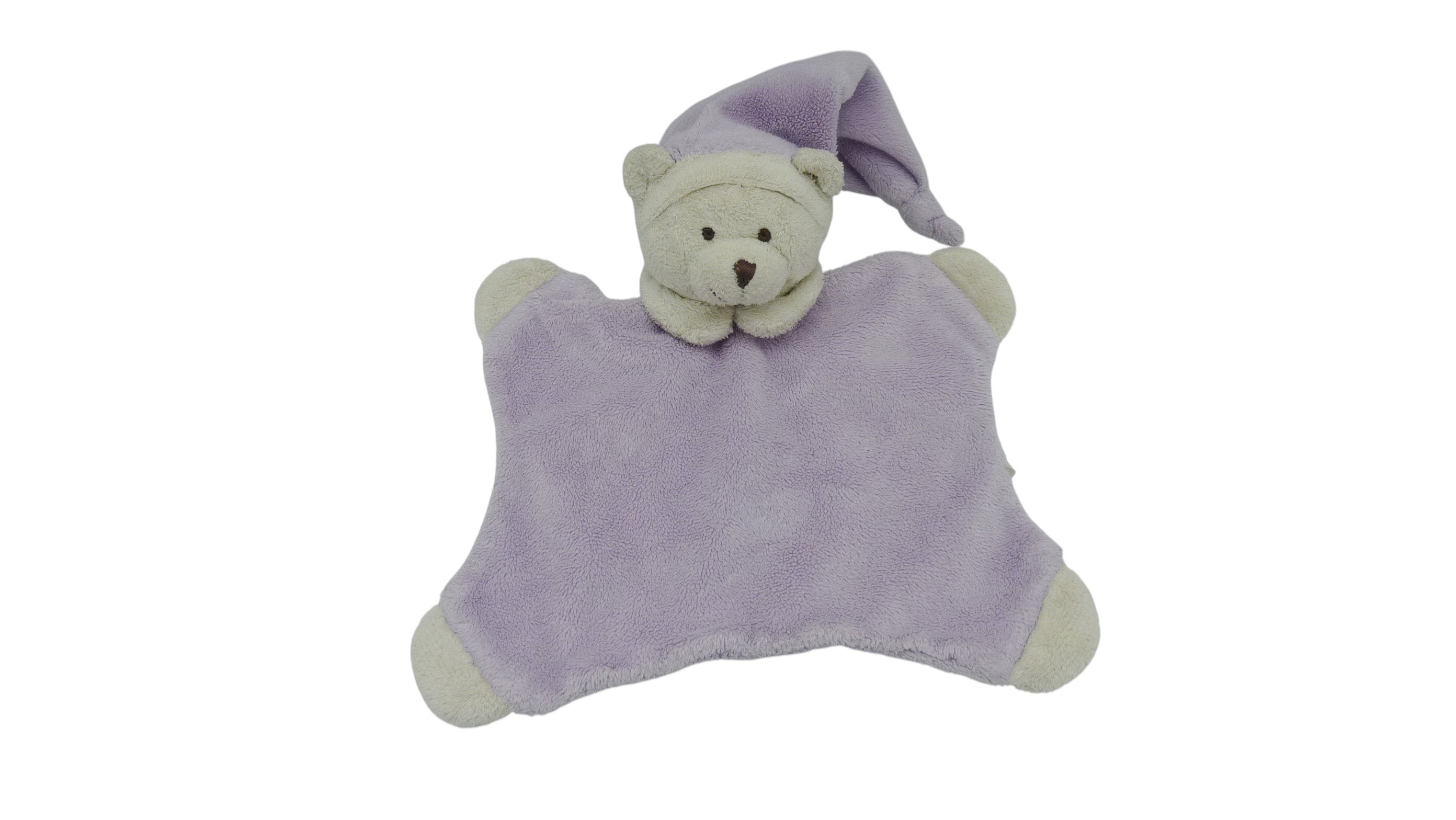 Doudou ours plat violet - CMP