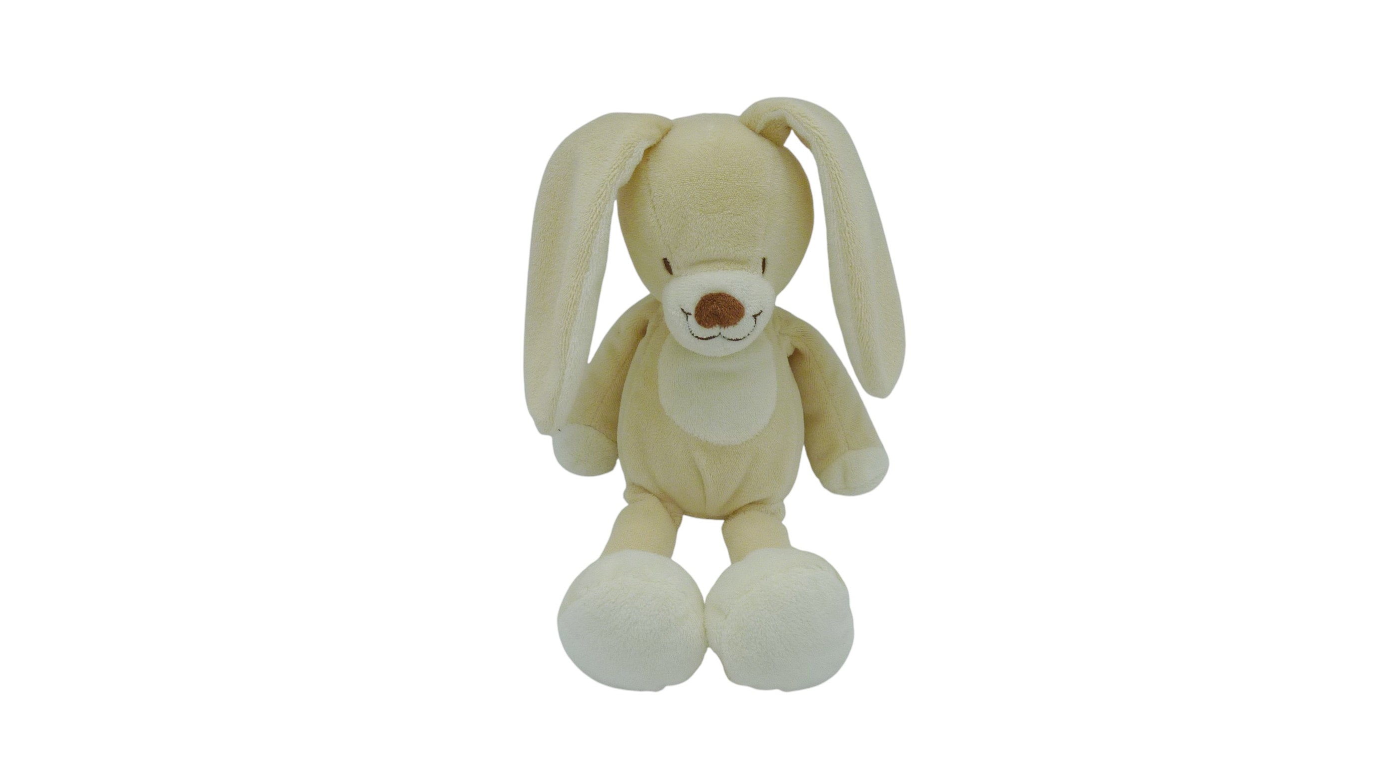 Peluche lapin beige crème - Nicotoy - 26 cm
