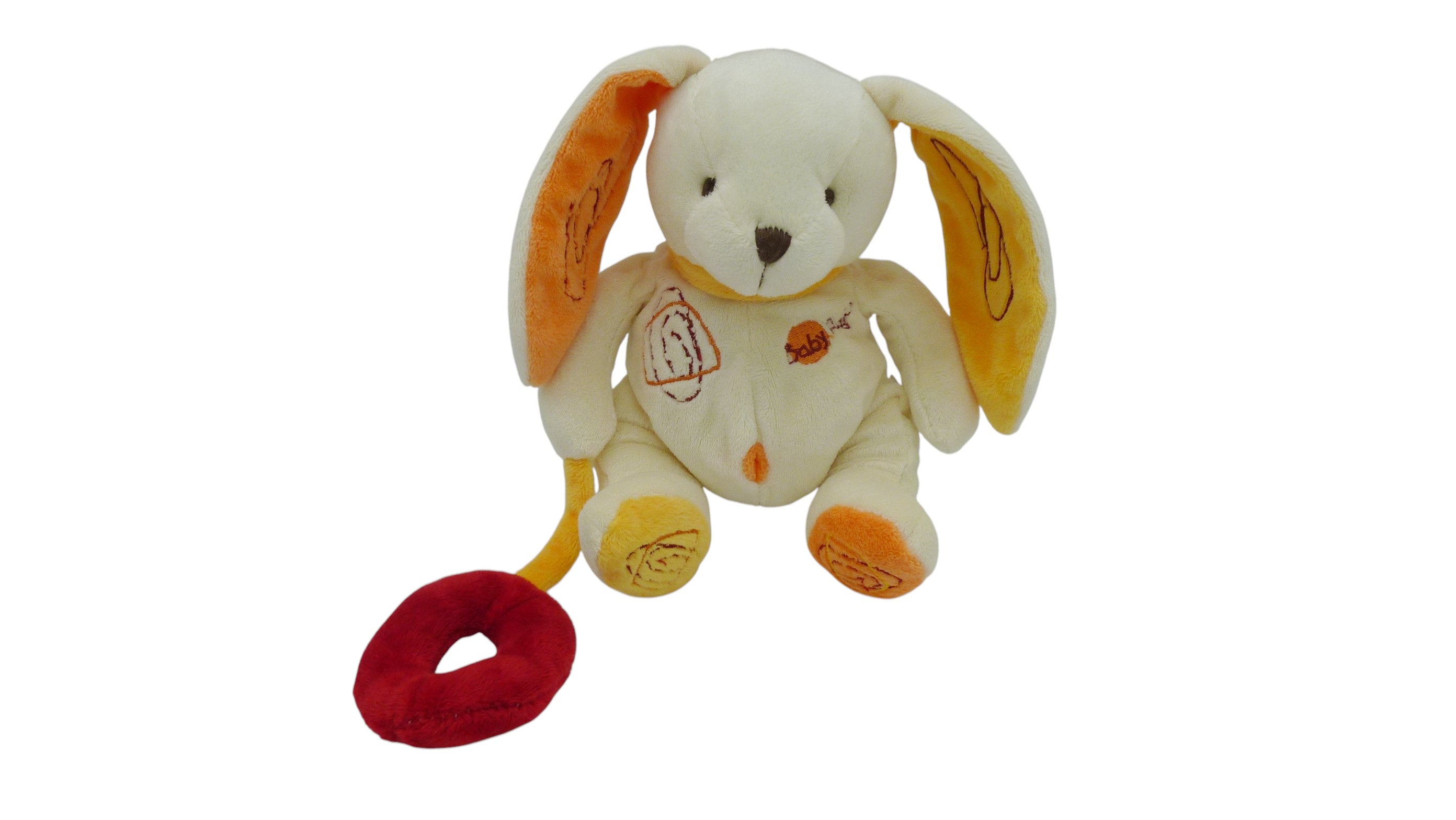 Peluche lapin crème - Baby'Nat - 24 cm