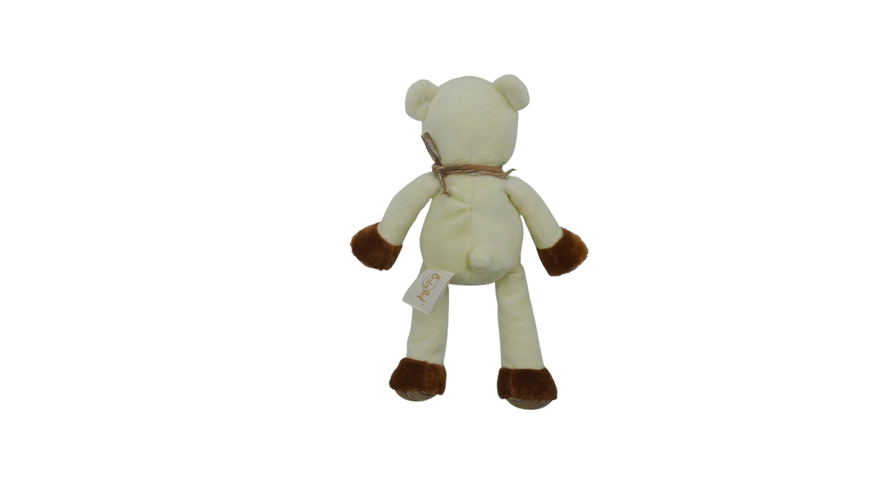 Peluche ours marron crème - Baby'Nat - 26 cm