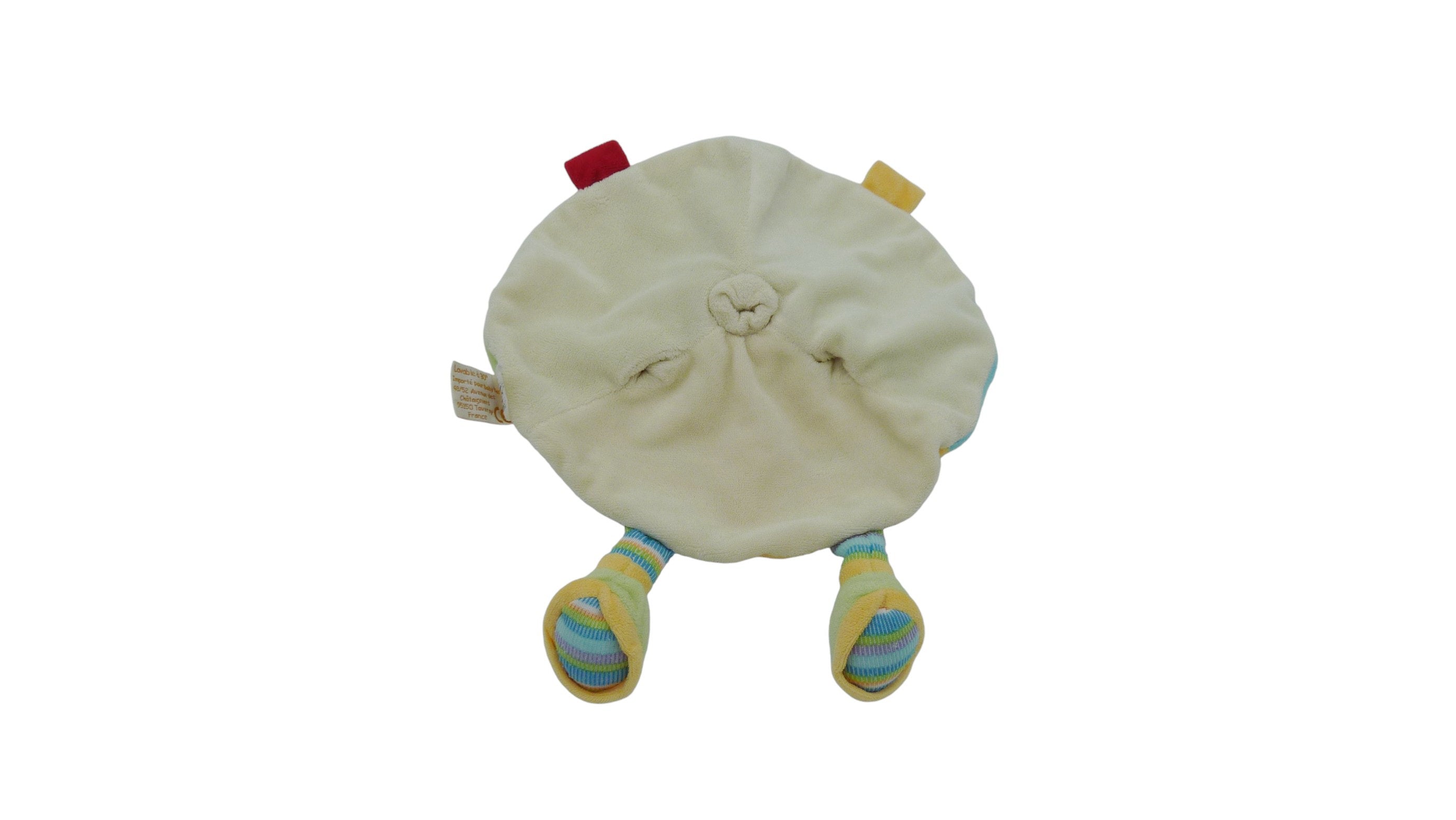 Doudou cheval marionnette multicolore - Baby'Nat