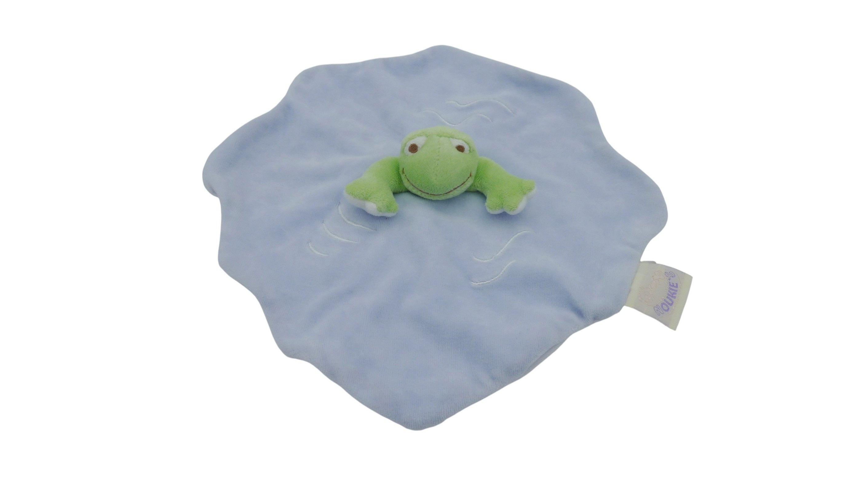 Doudou grenouille plat mauve - Noukie's