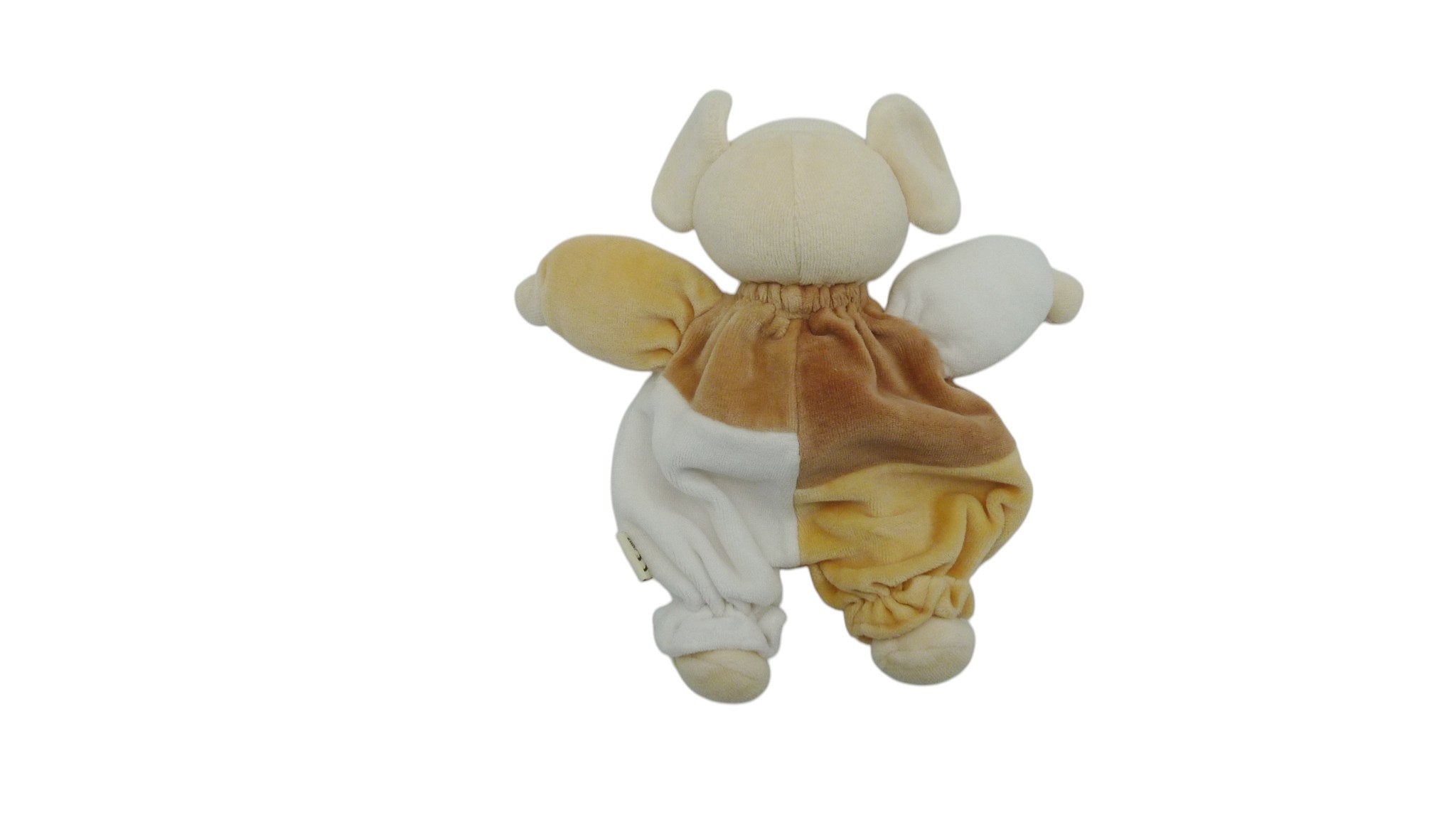 Peluche souris blanc marron - Bestever - 21 cm
