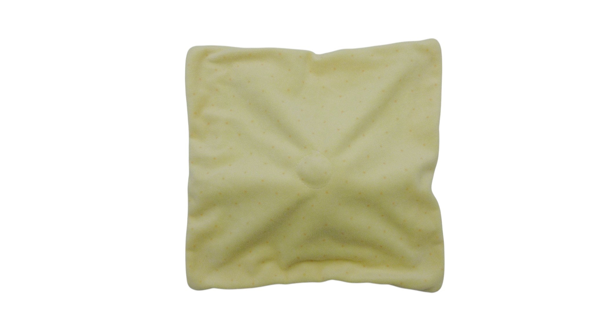 Doudou canard plat blanc jaune - Sergent Major