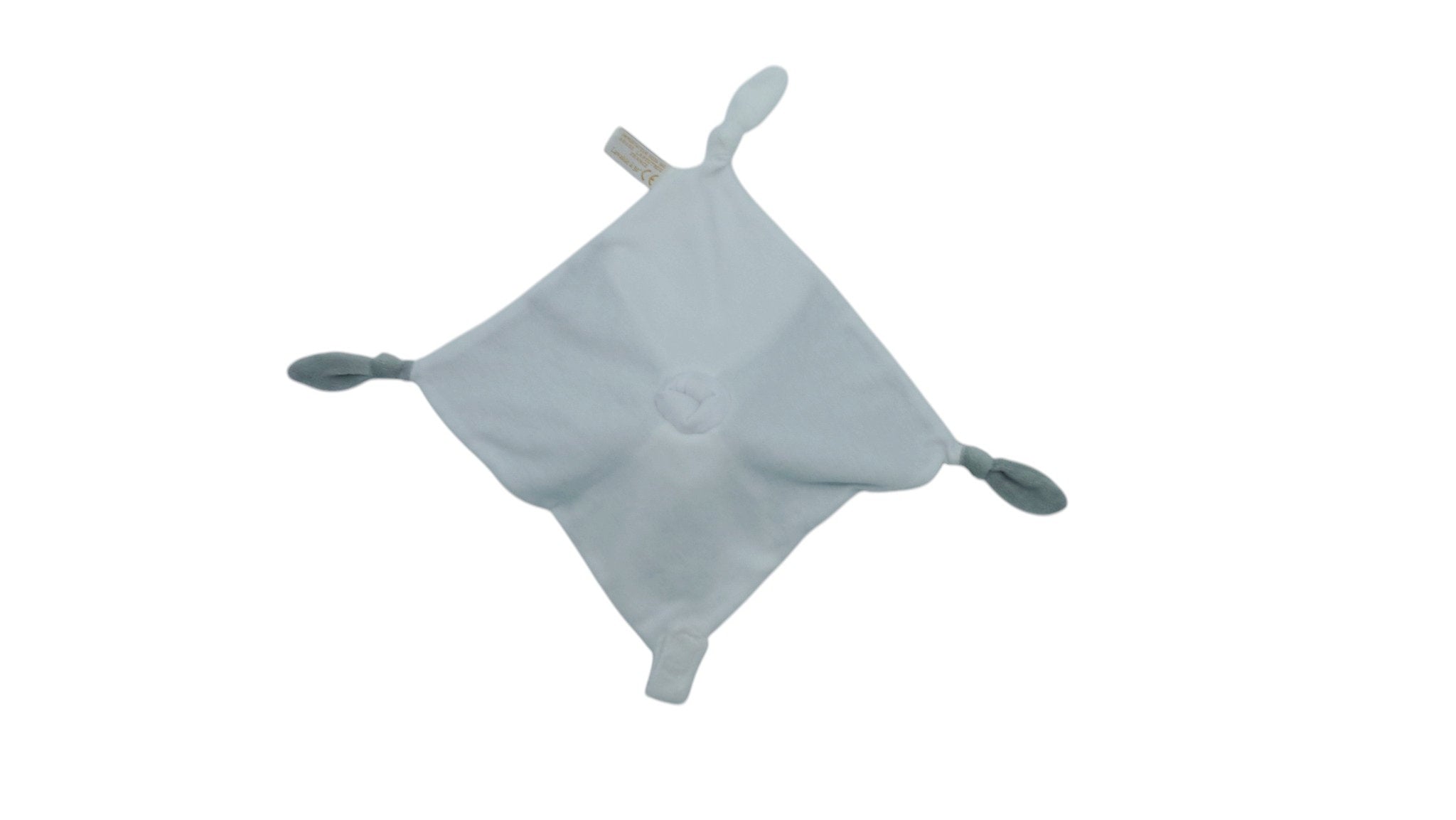 Doudou chien Husky plat blanc gris - Roda