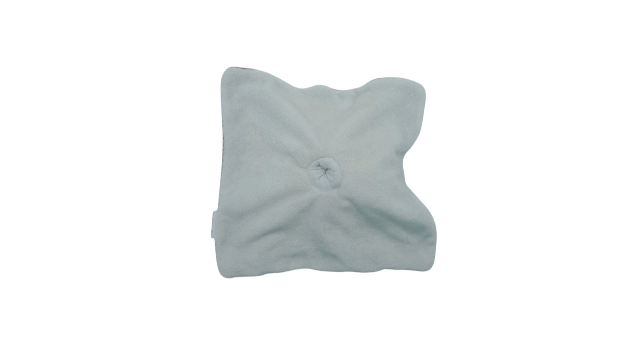 Doudou mouton plat blanc marron - Obaibi