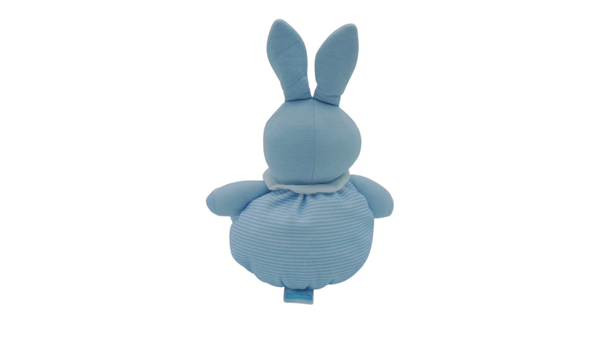 peluche lapin bleu-blanc - Klorane 20 cm