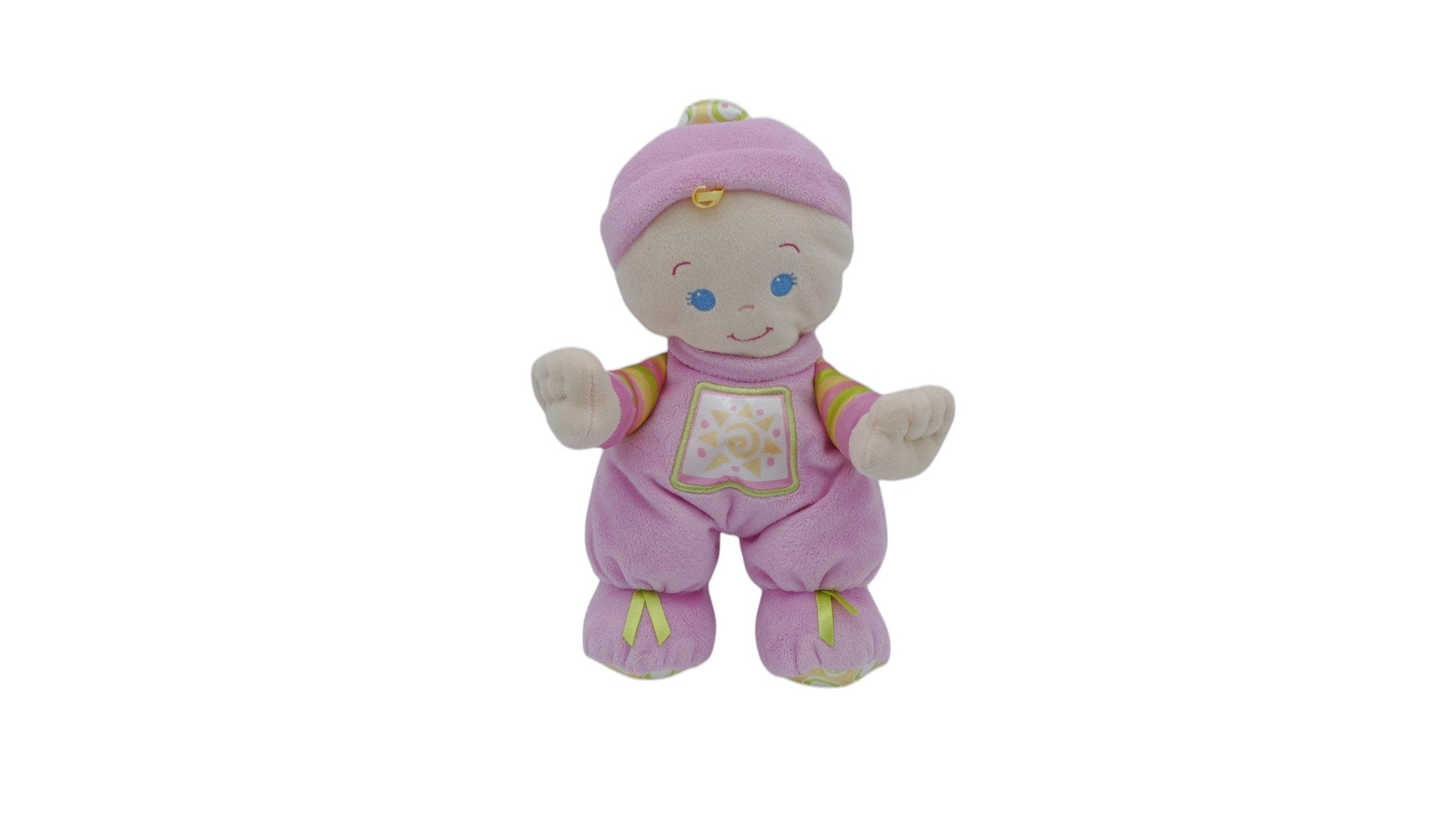 Peluche poupée rose - Fisher Price 26 cm