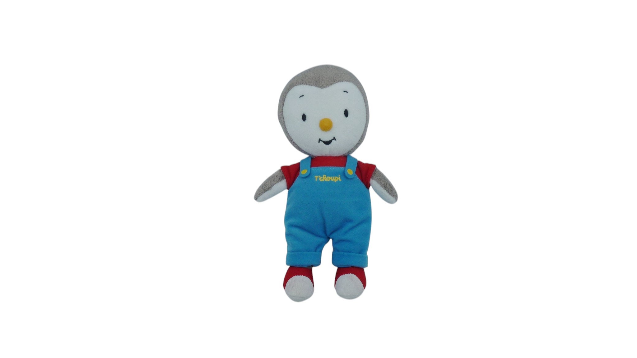 Peluche pingouin Tchoupi musical bleu rouge - Jemini 23 cm