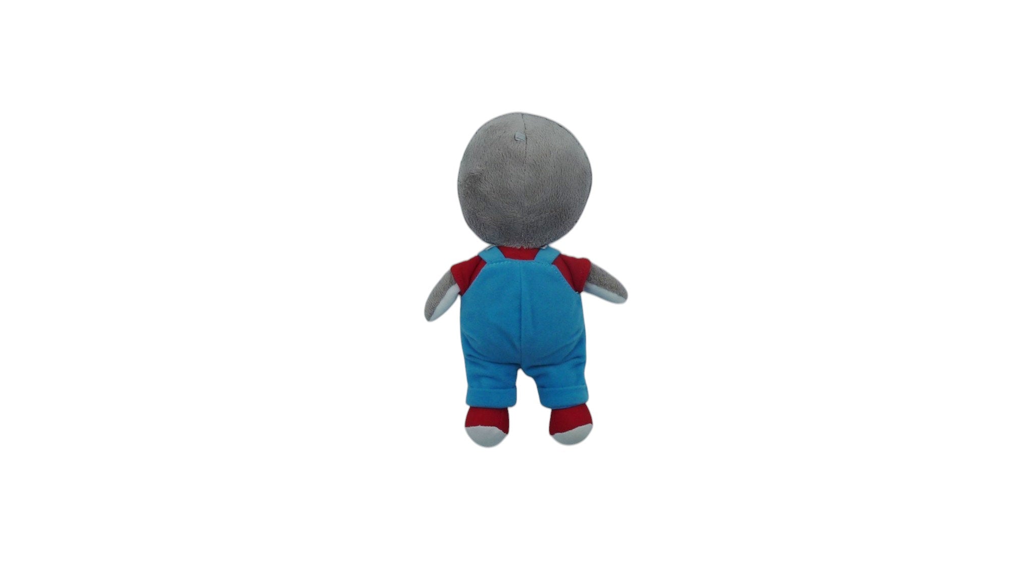 Peluche pingouin Tchoupi musical bleu rouge - Jemini 23 cm