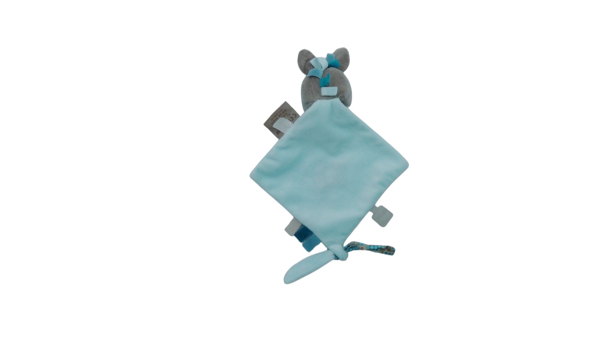 Doudou cheval plat attache tétine bleu - Cyril et Gaston - Nattou