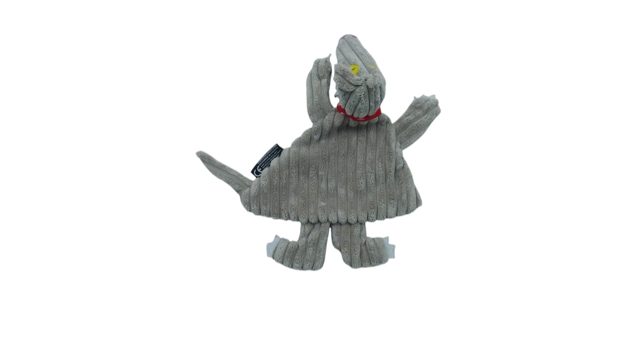 Doudou loup Bigbos plat gris - Les Déglingos