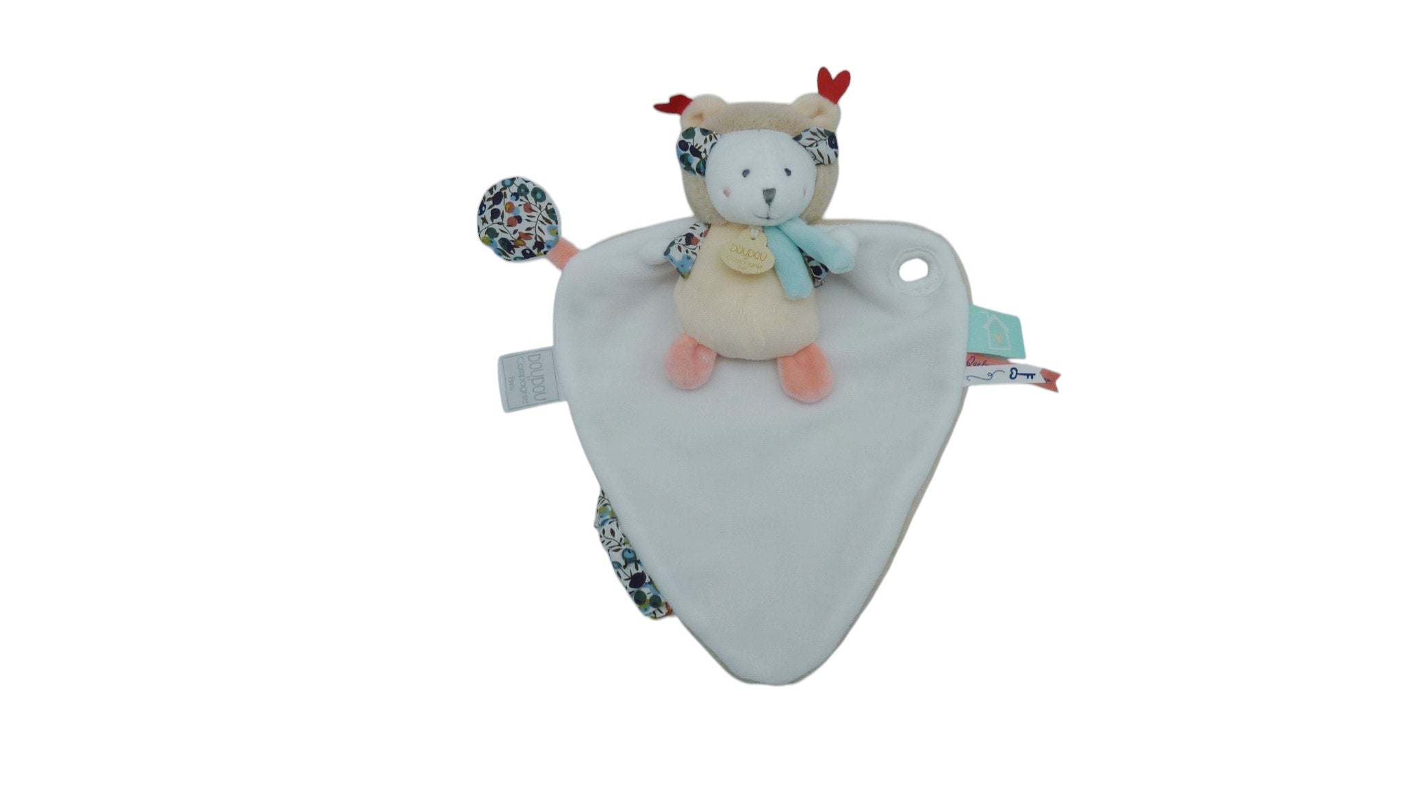 Peluche ours marron avec cape - Papillotte - DC3951 Doudou et Compagnie