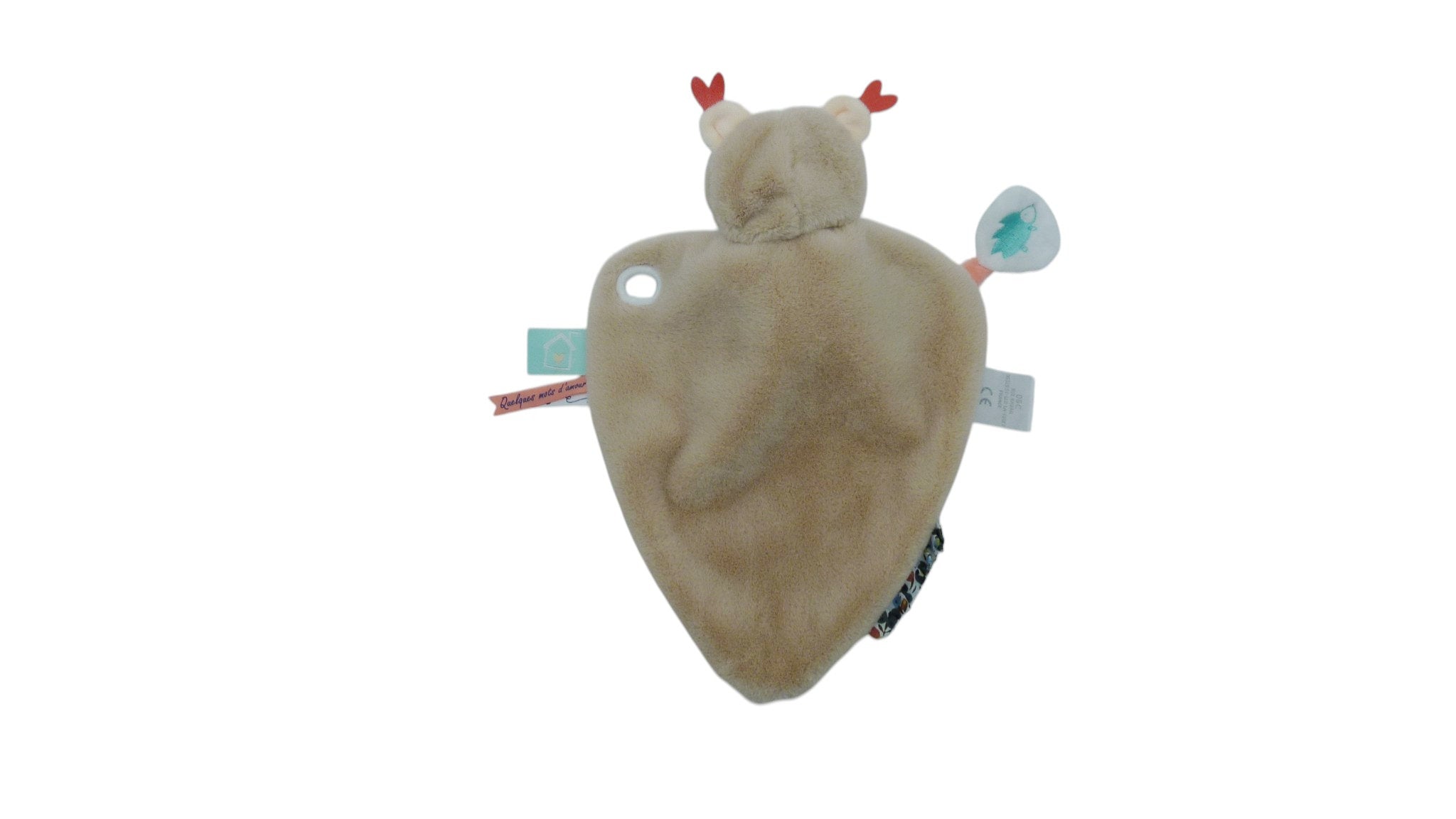 Peluche ours marron avec cape - Papillotte - DC3951 Doudou et Compagnie