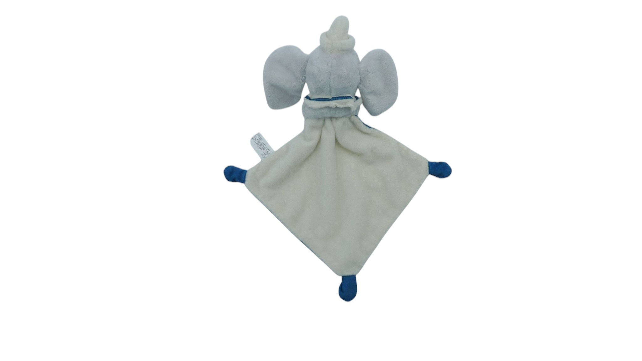 Doudou mouchoir éléphant Dumbo bleu - Disney
