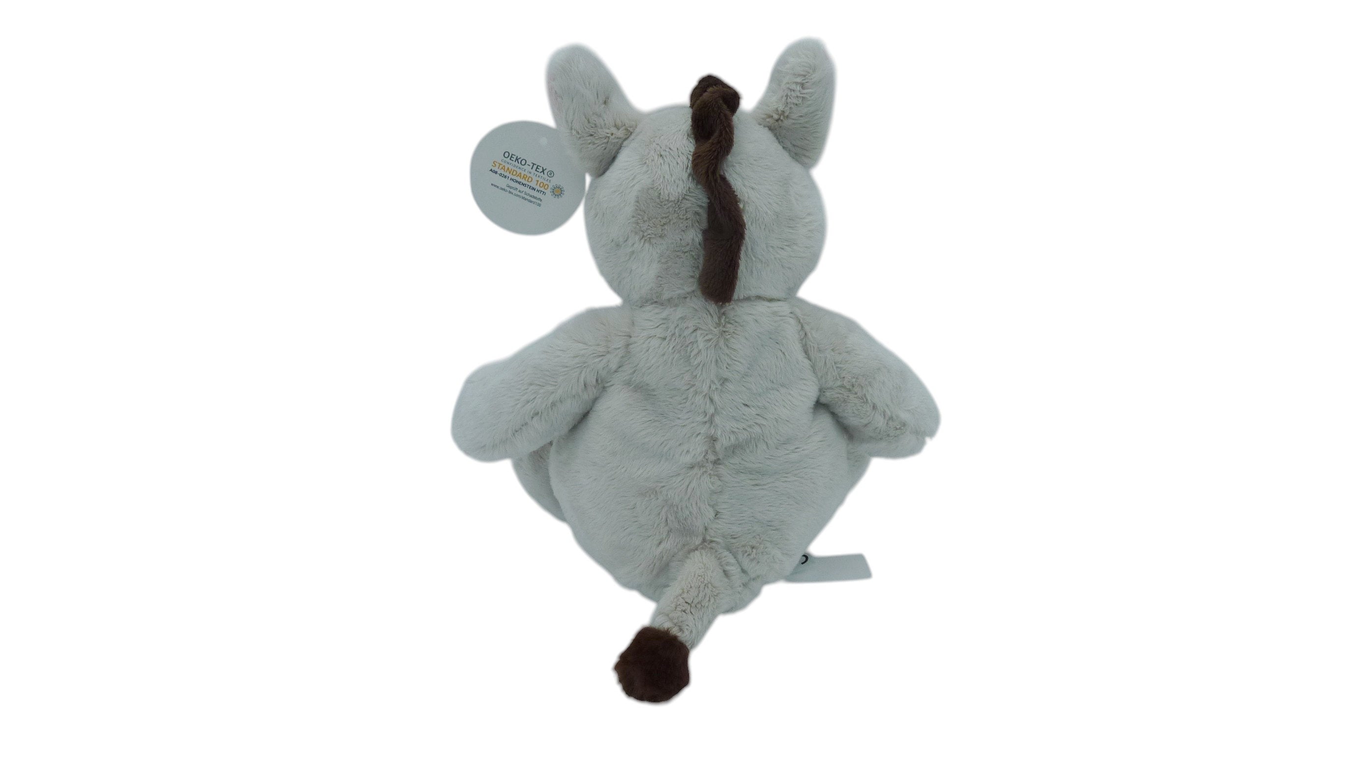 Peluche âne gris Minifeet - Mbw Vertriebsges 23 cm