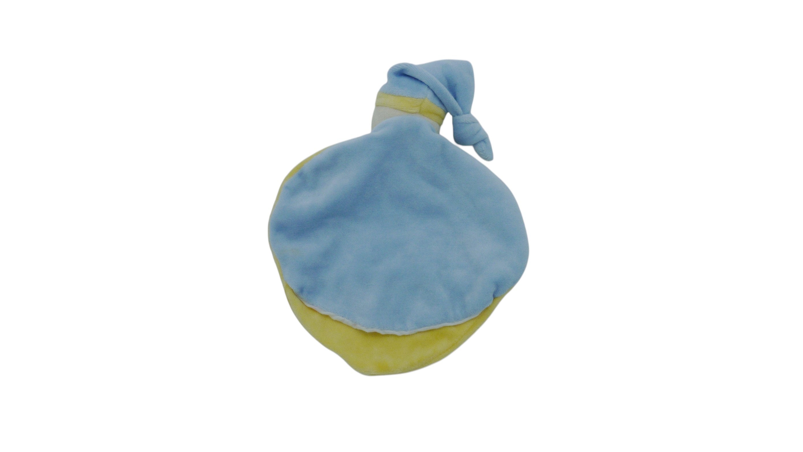 Doudou lutin marionnette jaune bleu - CMP